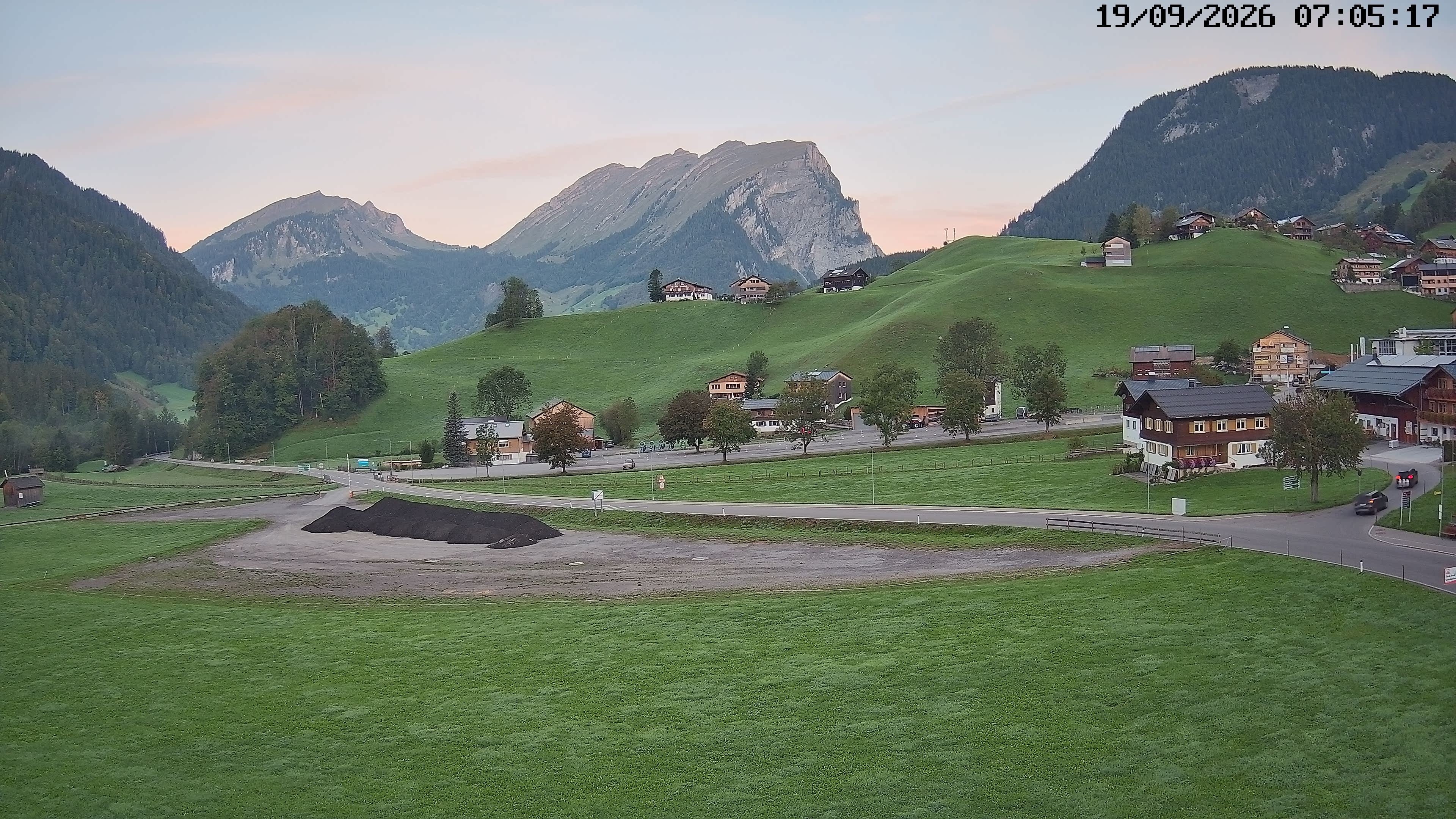 Archiv Foto Webcam Schoppernau: Ausblick Hotel Elisabeth