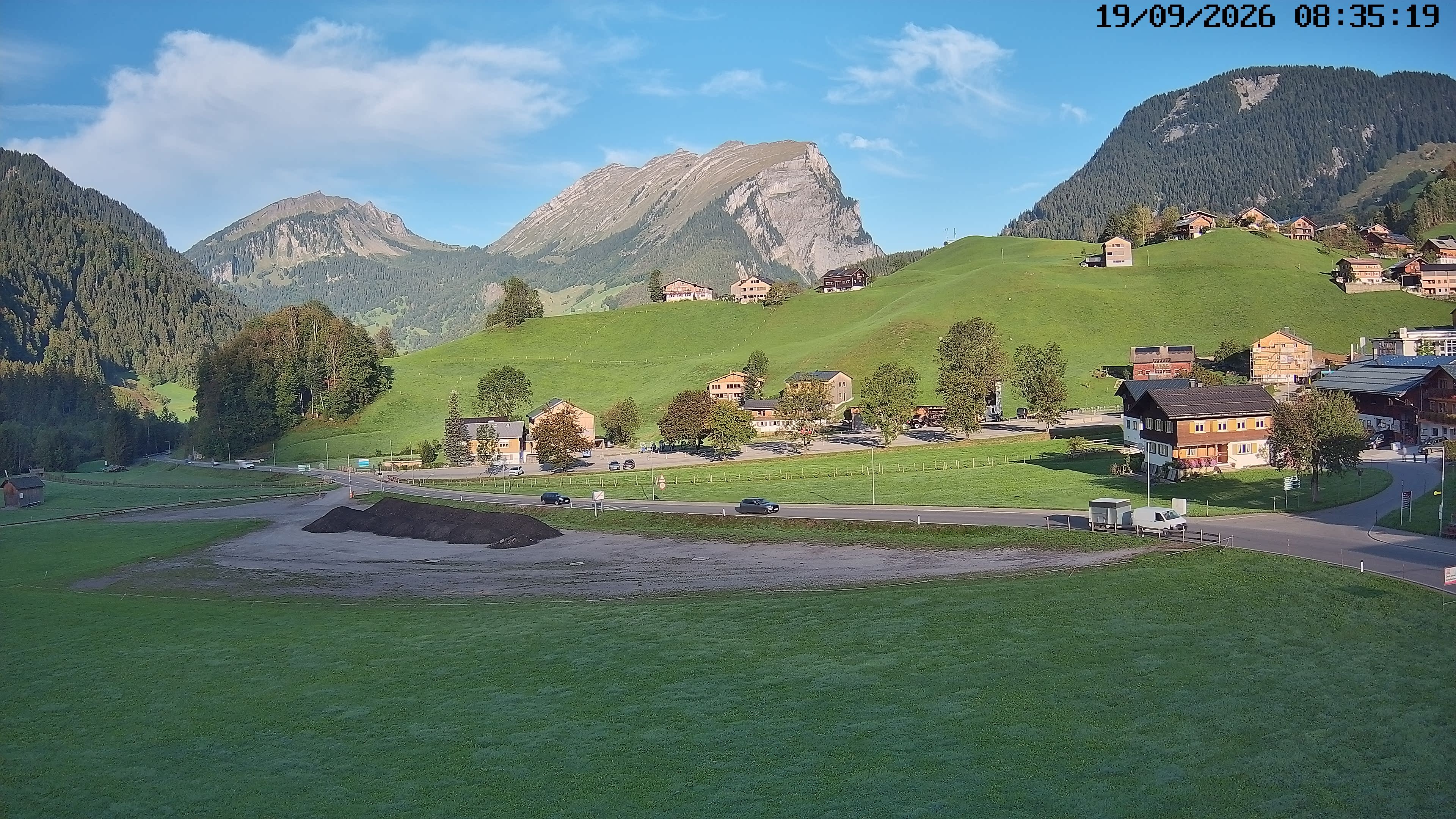 Archiv Foto Webcam Schoppernau: Ausblick Hotel Elisabeth