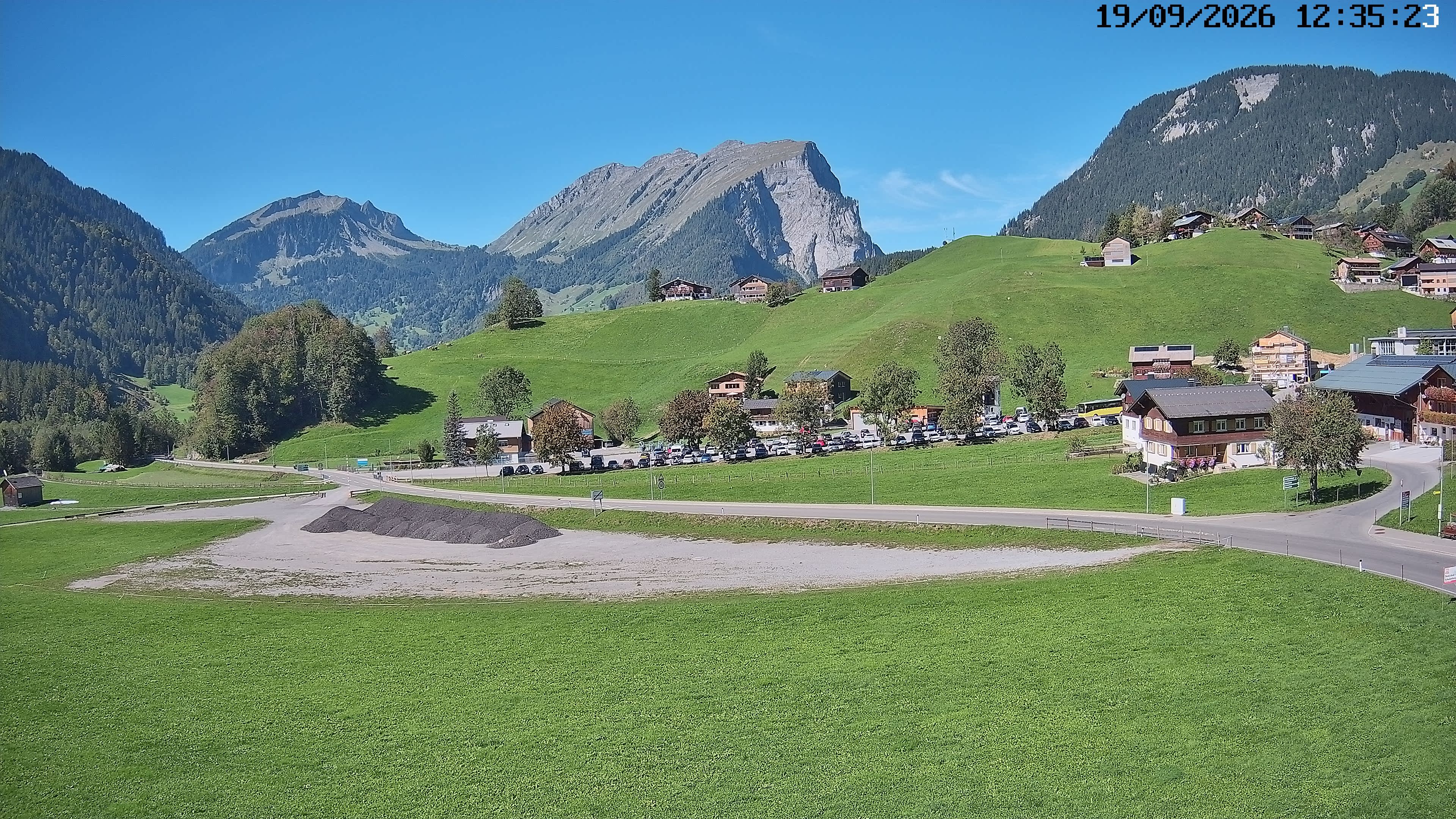 Archiv Foto Webcam Schoppernau: Ausblick Hotel Elisabeth
