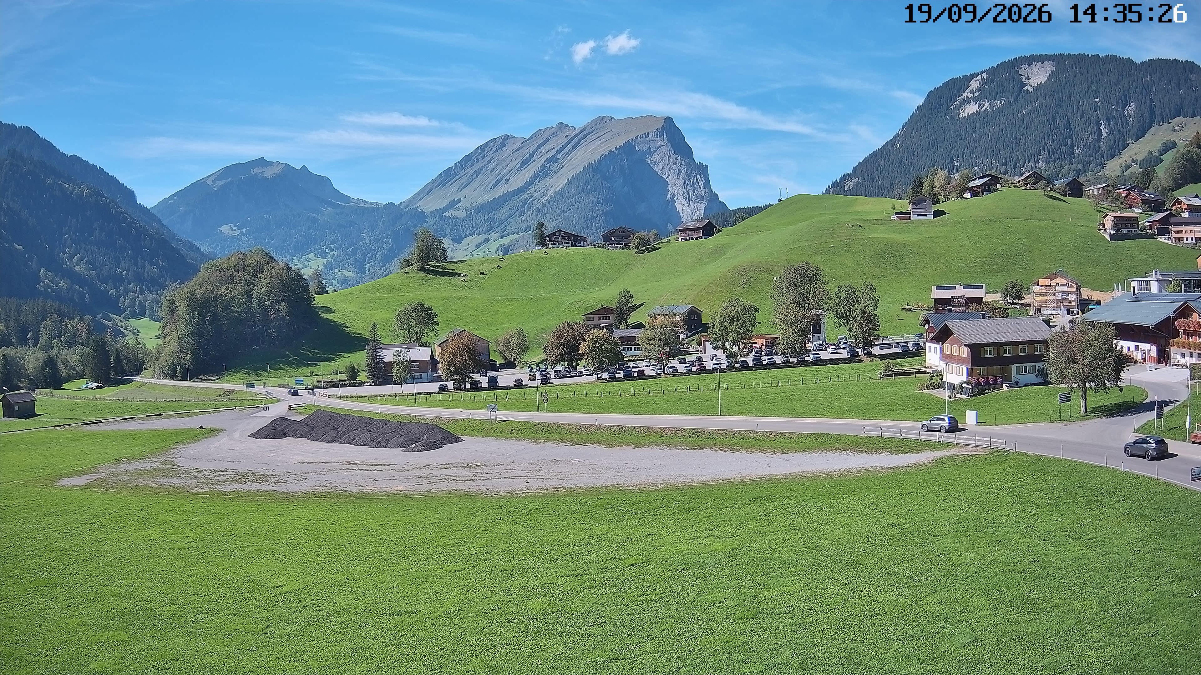 Archiv Foto Webcam Schoppernau: Ausblick Hotel Elisabeth