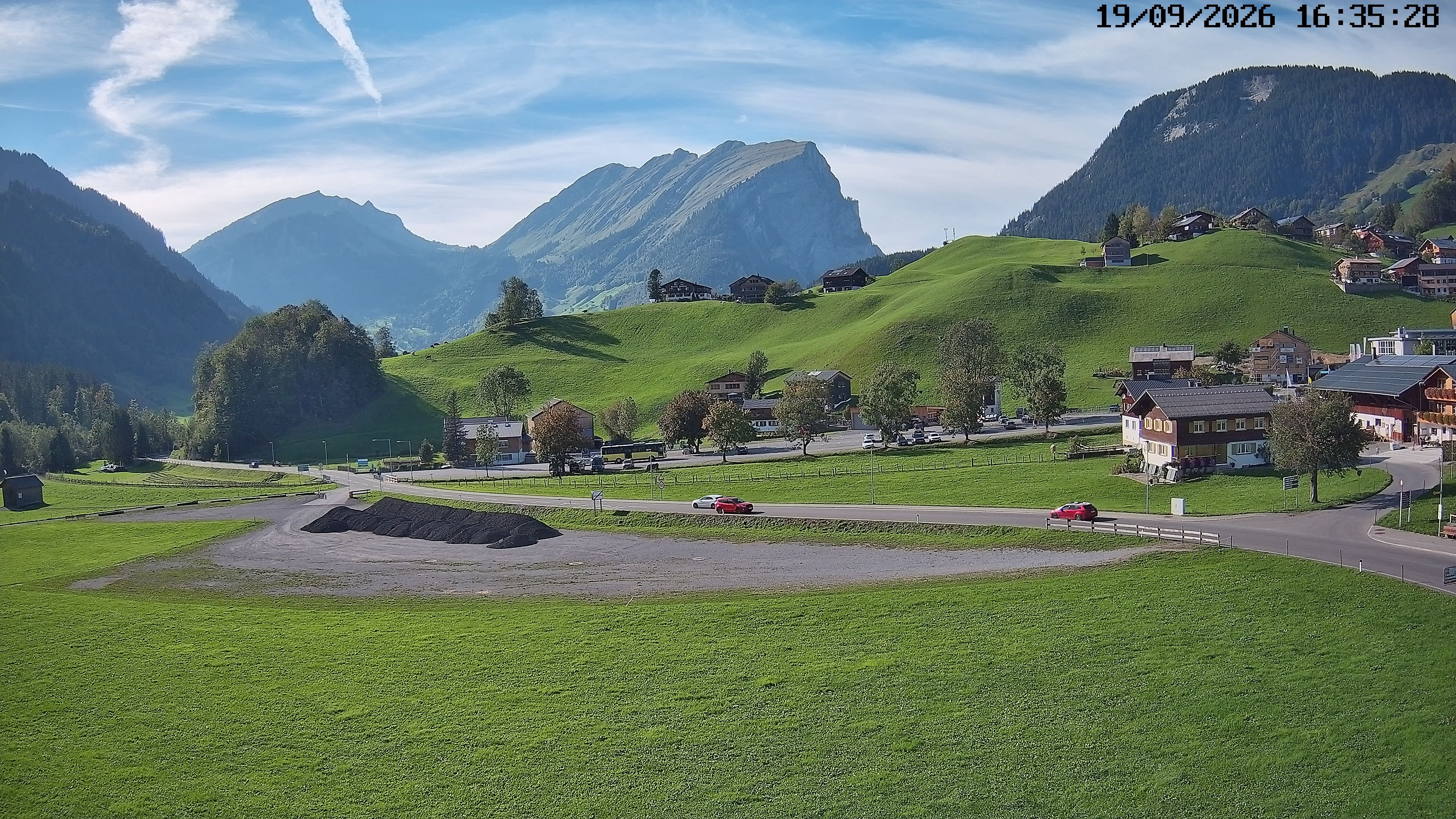 Archiv Foto Webcam Schoppernau: Ausblick Hotel Elisabeth