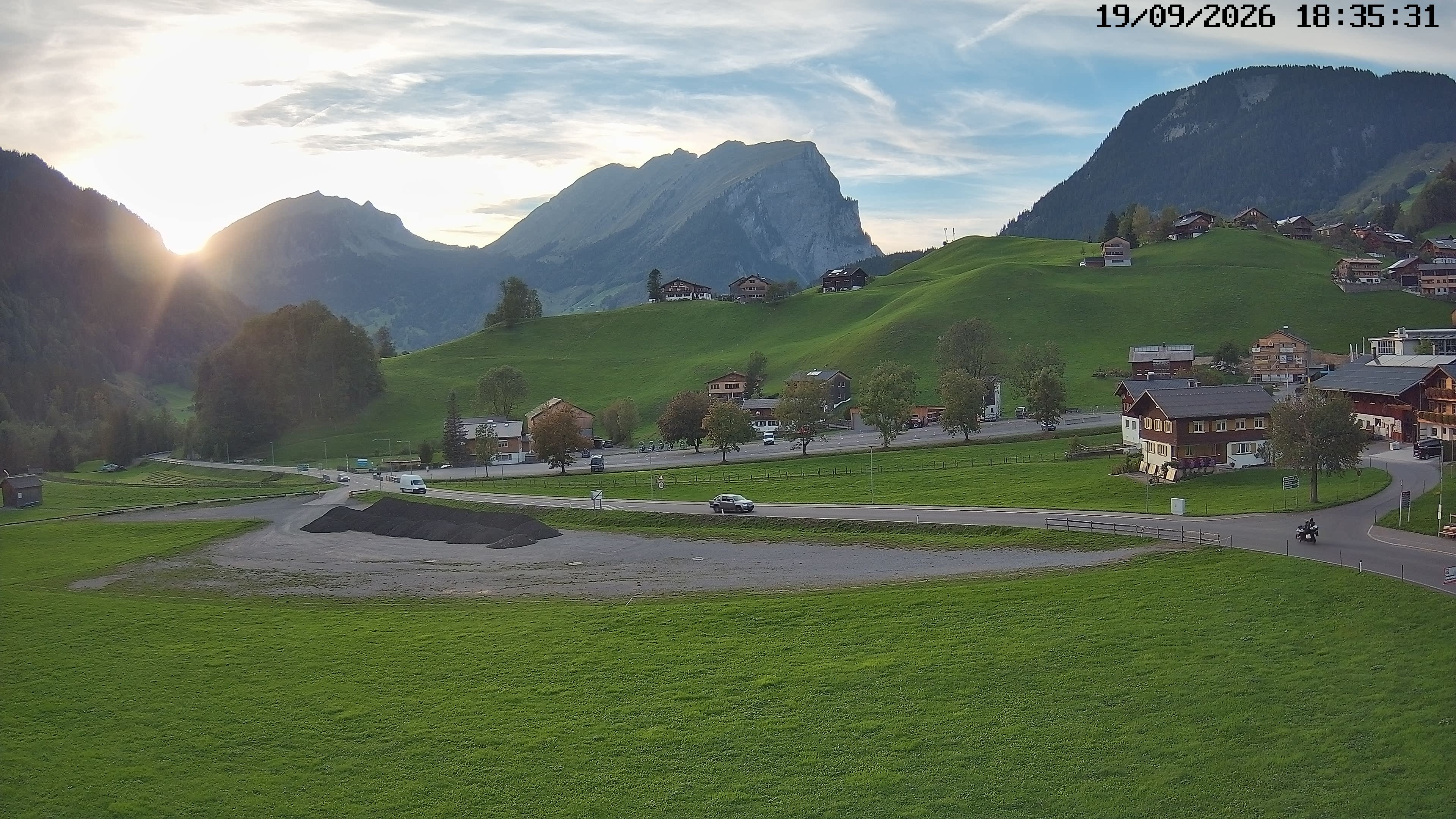 Archiv Foto Webcam Schoppernau: Ausblick Hotel Elisabeth