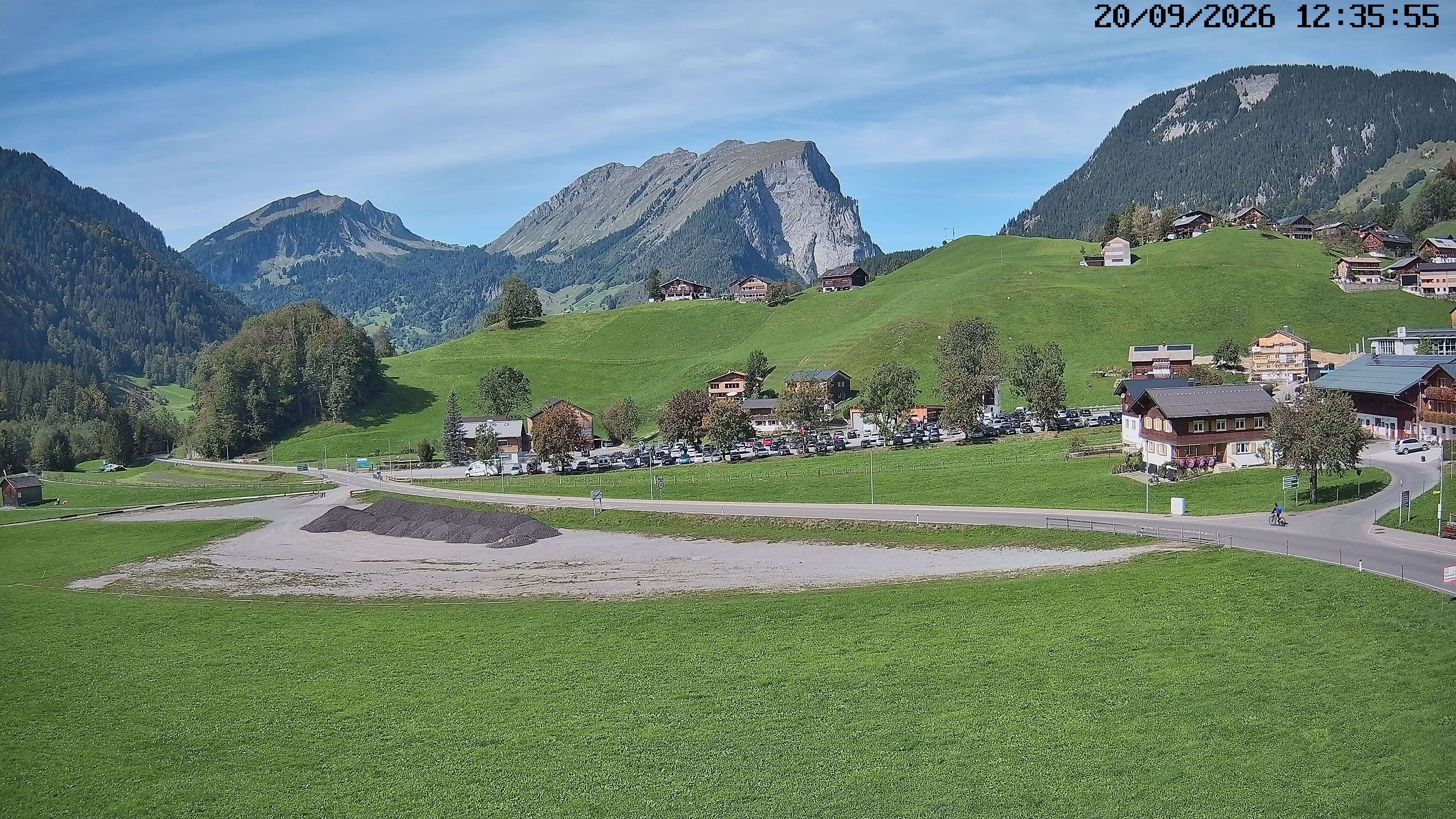 Archiv Foto Webcam Schoppernau: Ausblick Hotel Elisabeth