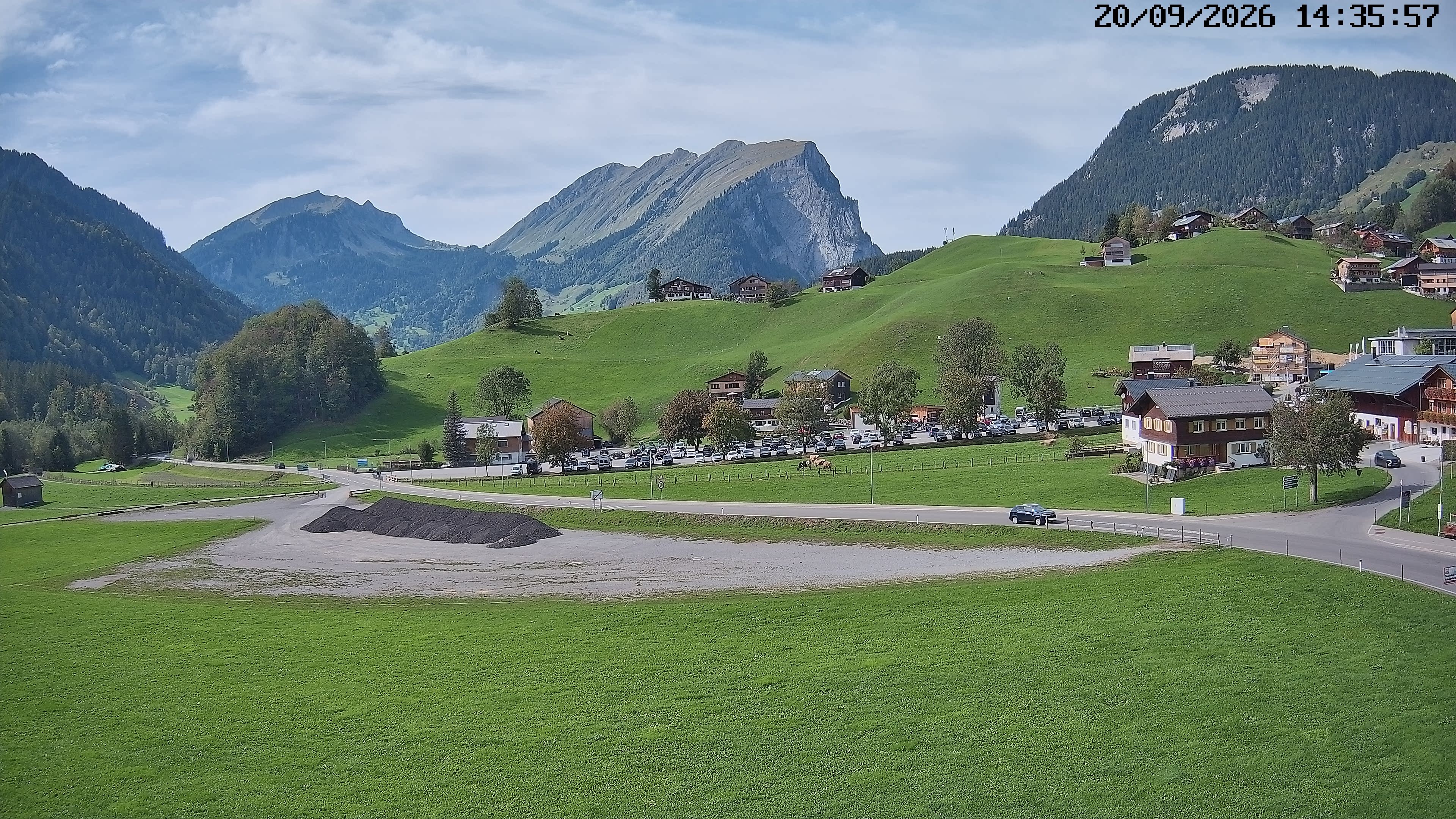 Archiv Foto Webcam Schoppernau: Ausblick Hotel Elisabeth