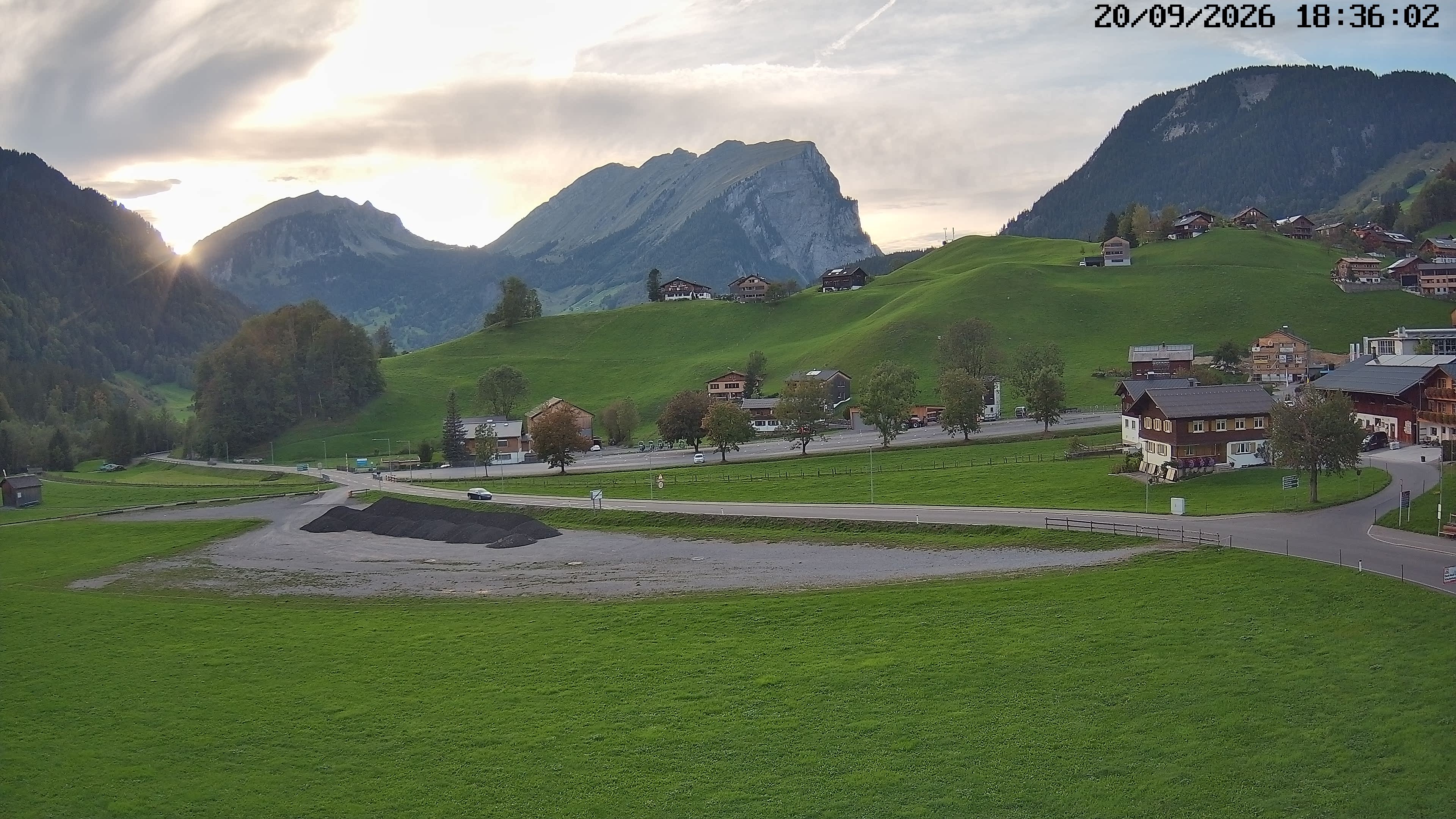 Archiv Foto Webcam Schoppernau: Ausblick Hotel Elisabeth
