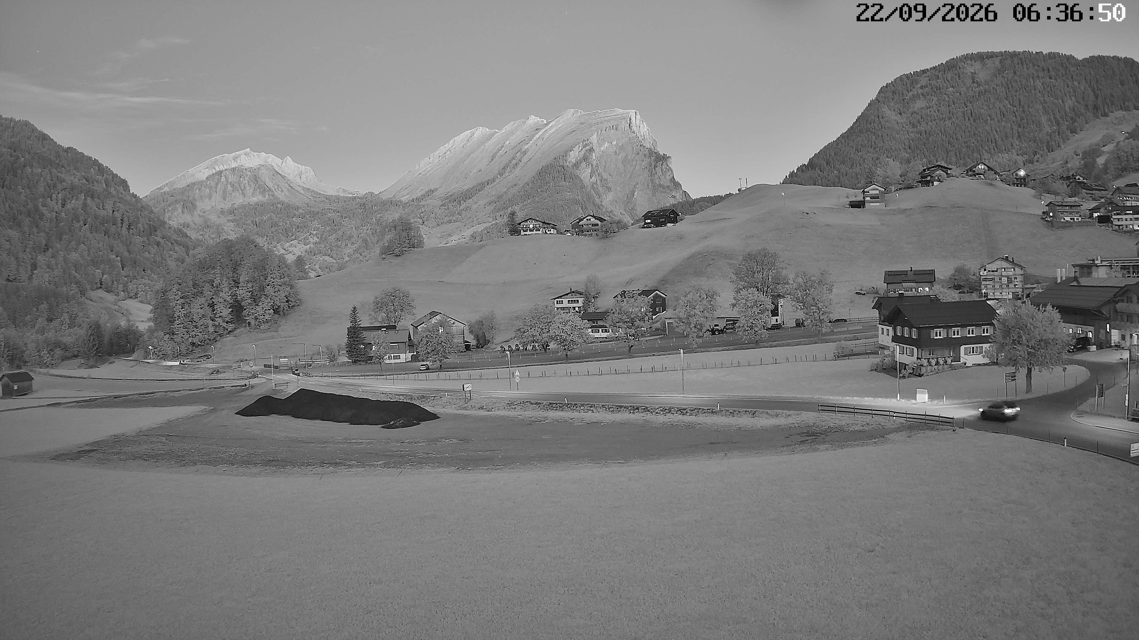 Archiv Foto Webcam Schoppernau: Ausblick Hotel Elisabeth