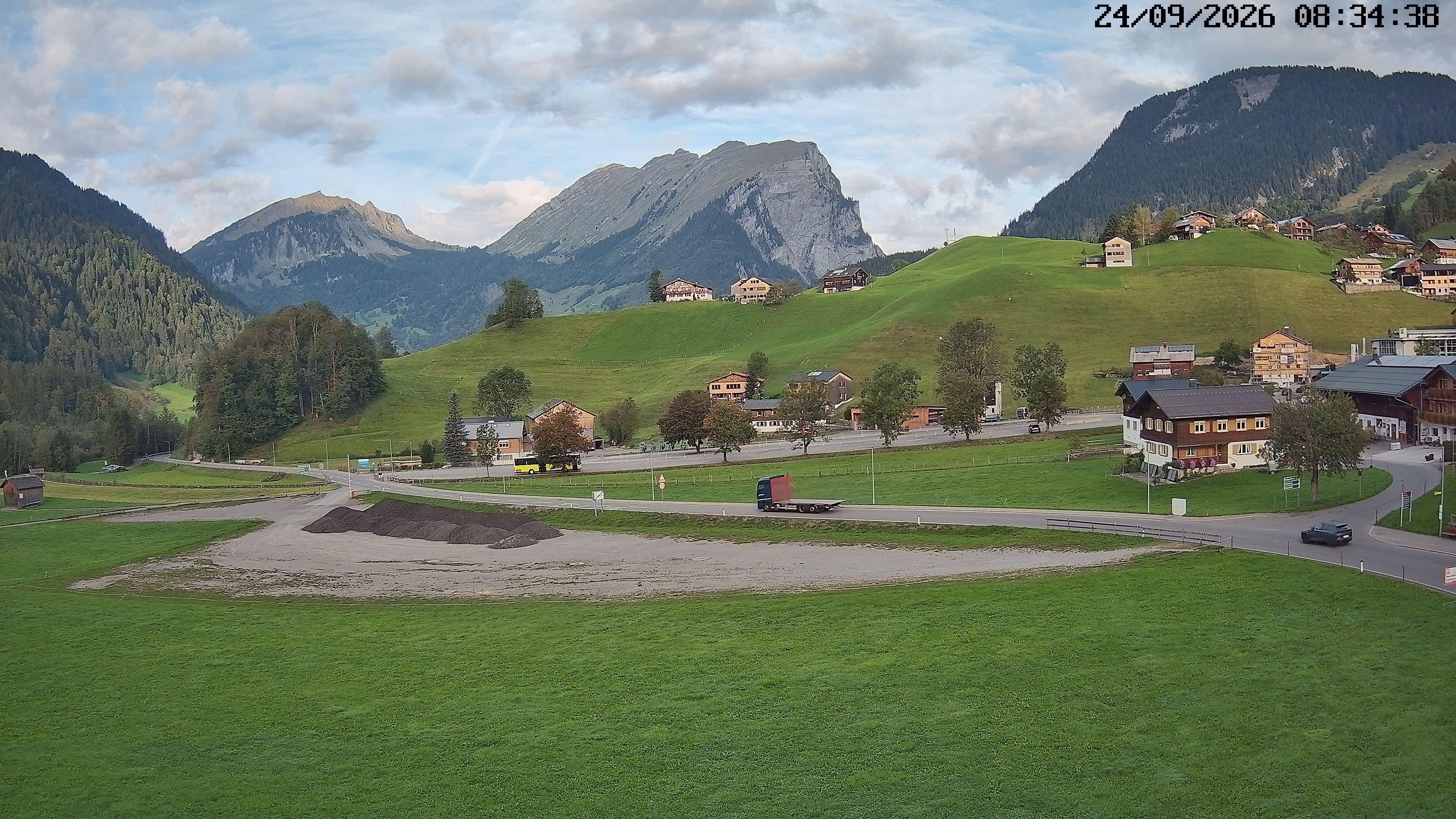 Archived image Webcam Schoppernau - Hotel Elisabeth