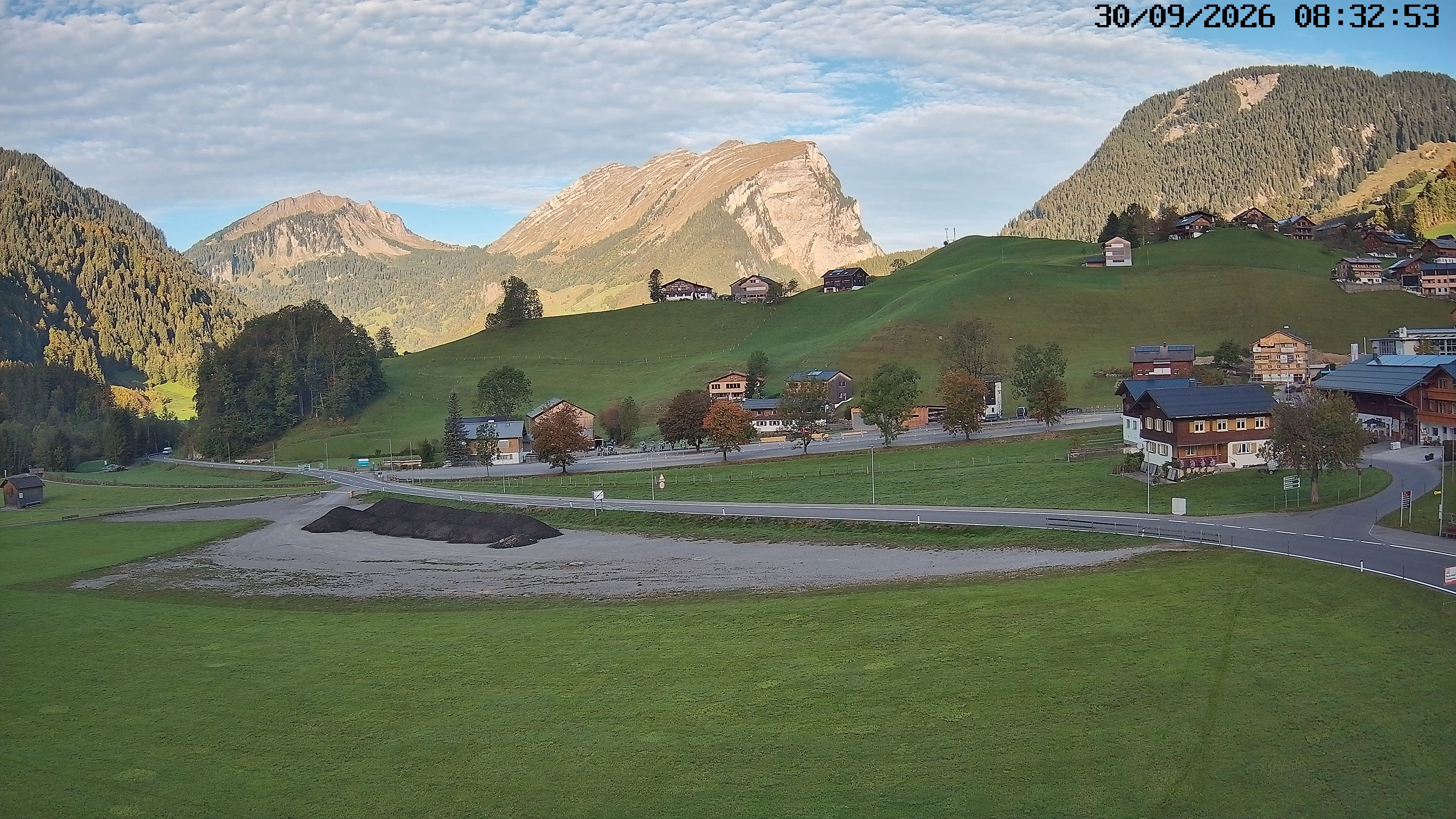 Archiv Foto Webcam Schoppernau: Ausblick Hotel Elisabeth