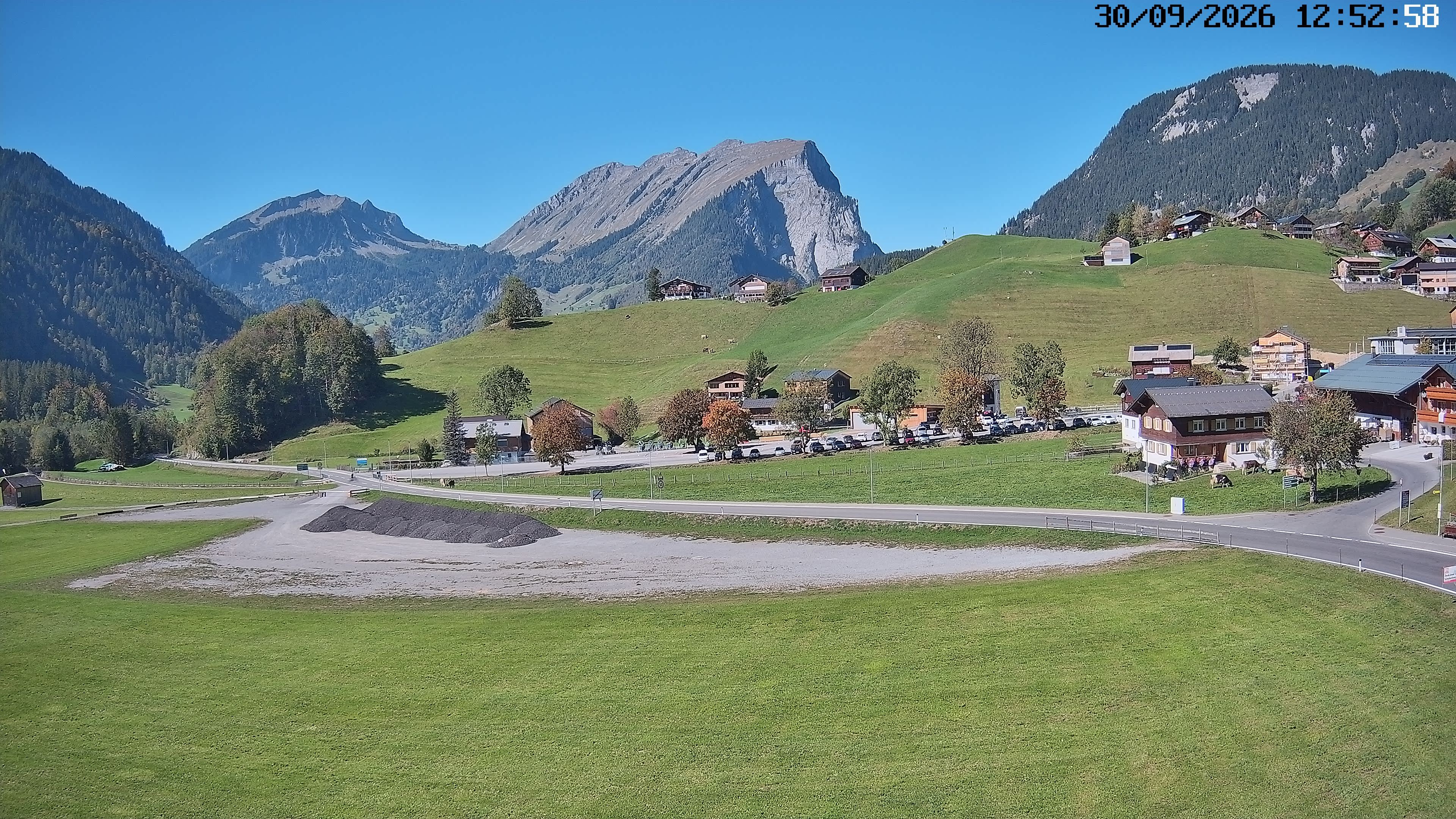 Archiv Foto Webcam Schoppernau: Ausblick Hotel Elisabeth