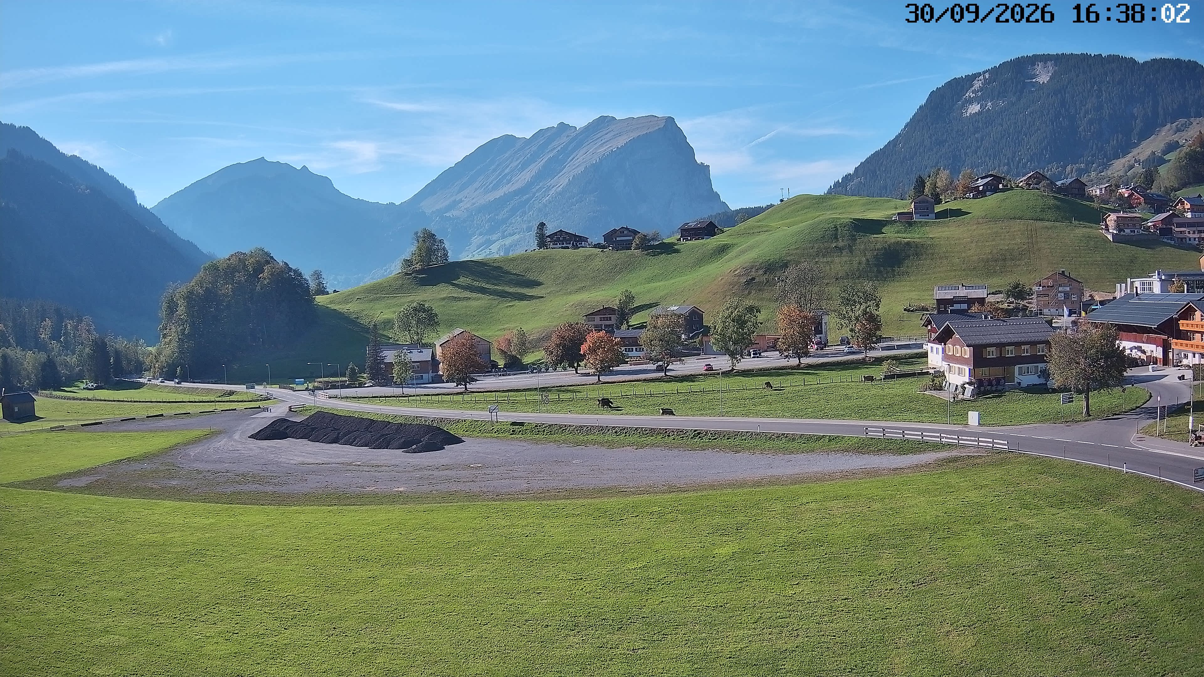 Archiv Foto Webcam Schoppernau: Ausblick Hotel Elisabeth