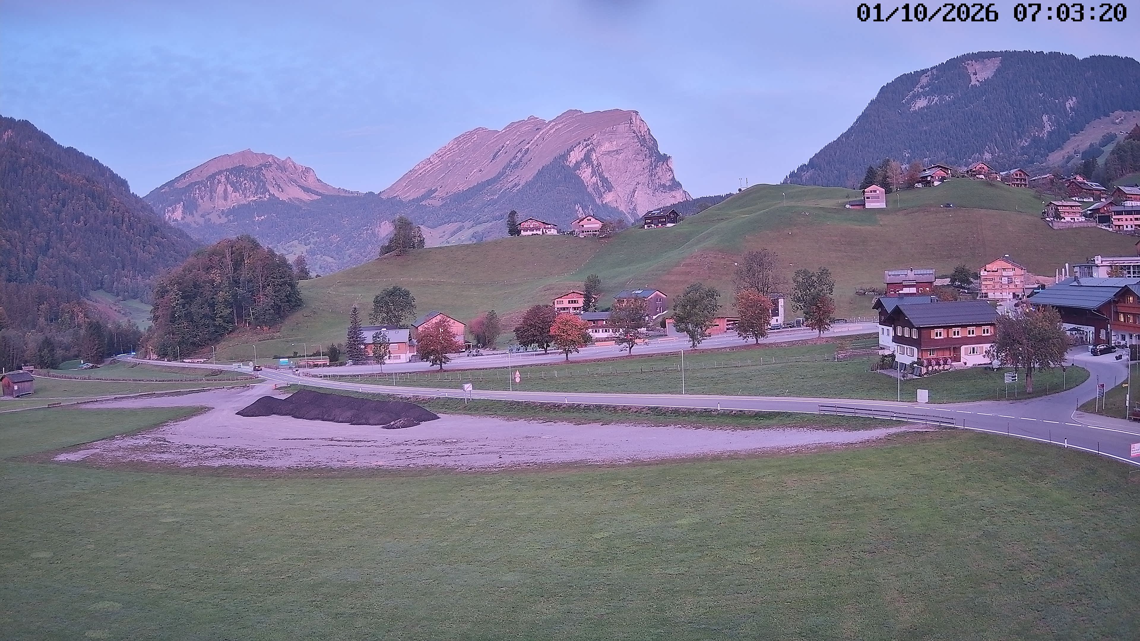 Archiv Foto Webcam Schoppernau: Ausblick Hotel Elisabeth