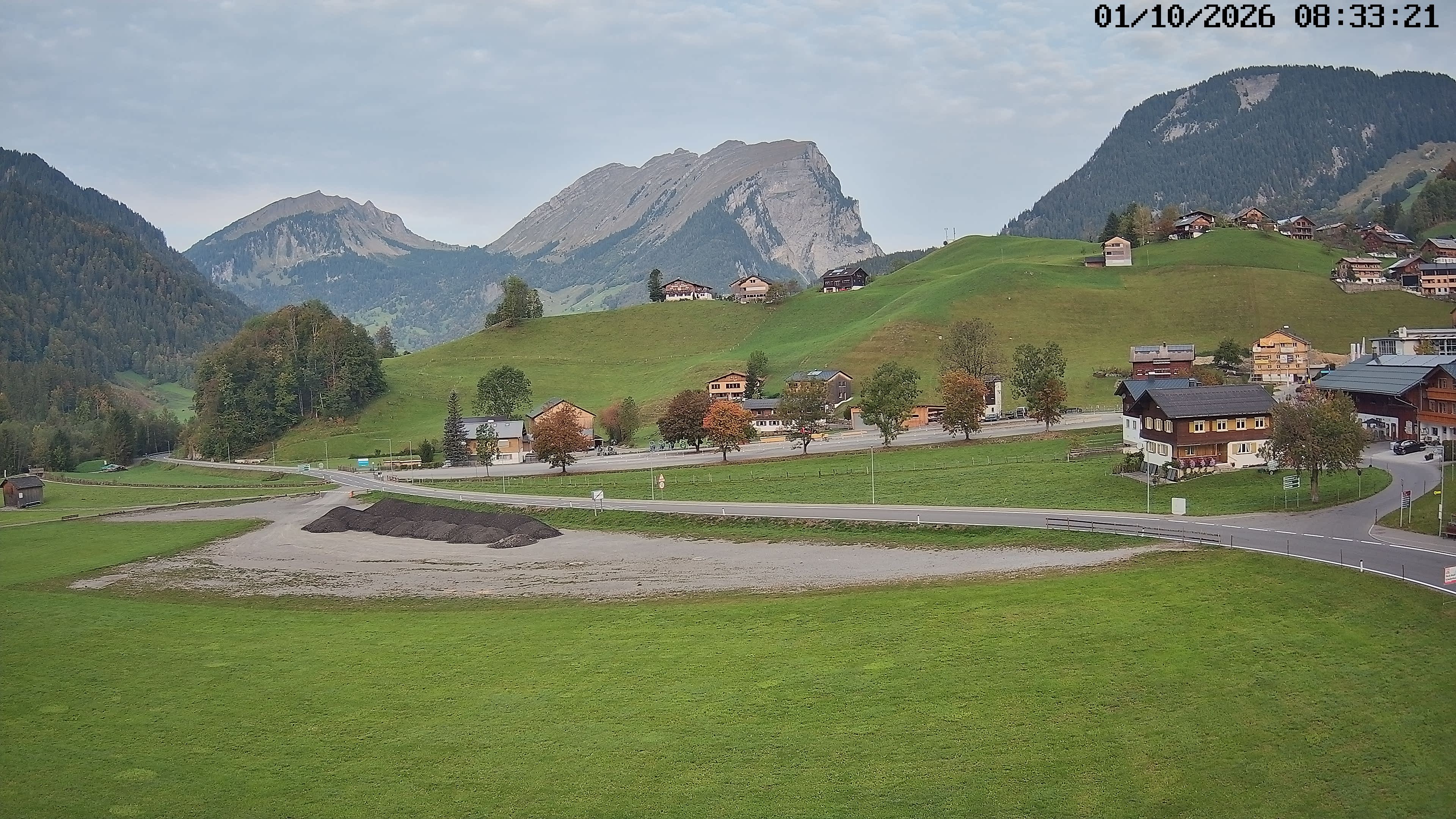 Archiv Foto Webcam Schoppernau: Ausblick Hotel Elisabeth