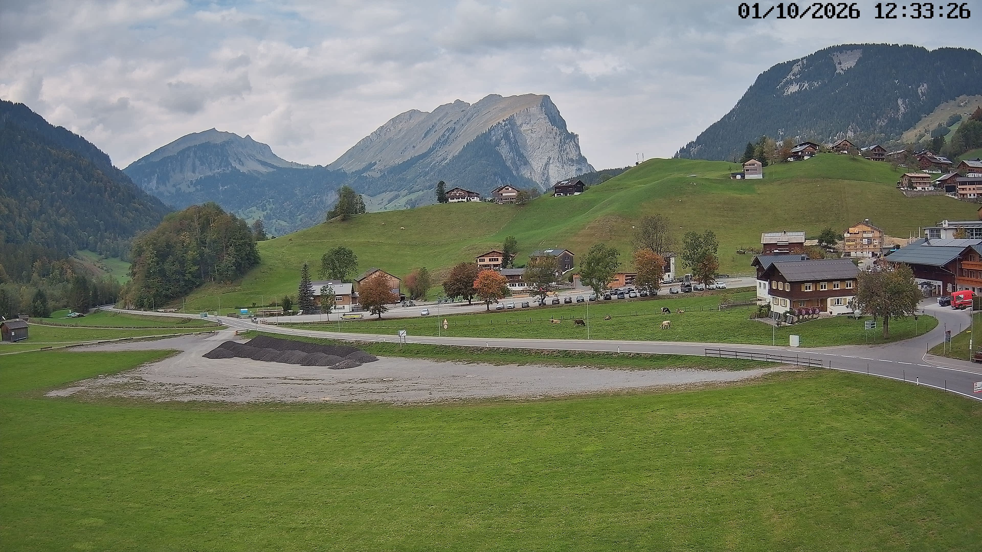 Archiv Foto Webcam Schoppernau: Ausblick Hotel Elisabeth