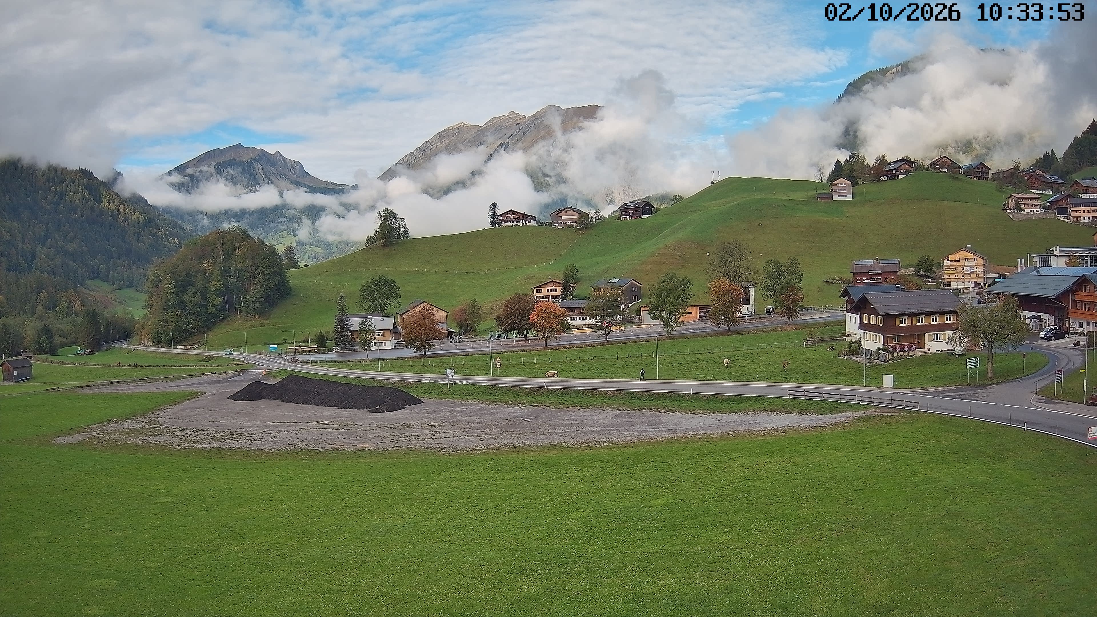 Archiv Foto Webcam Schoppernau: Ausblick Hotel Elisabeth