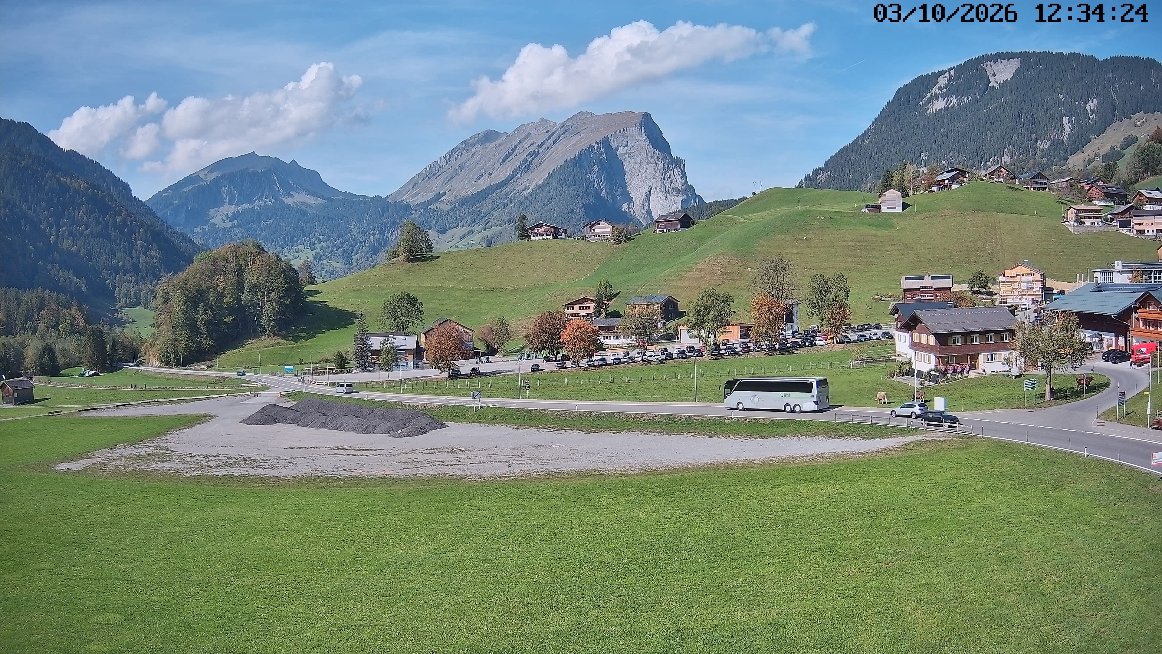 Archiv Foto Webcam Schoppernau: Ausblick Hotel Elisabeth