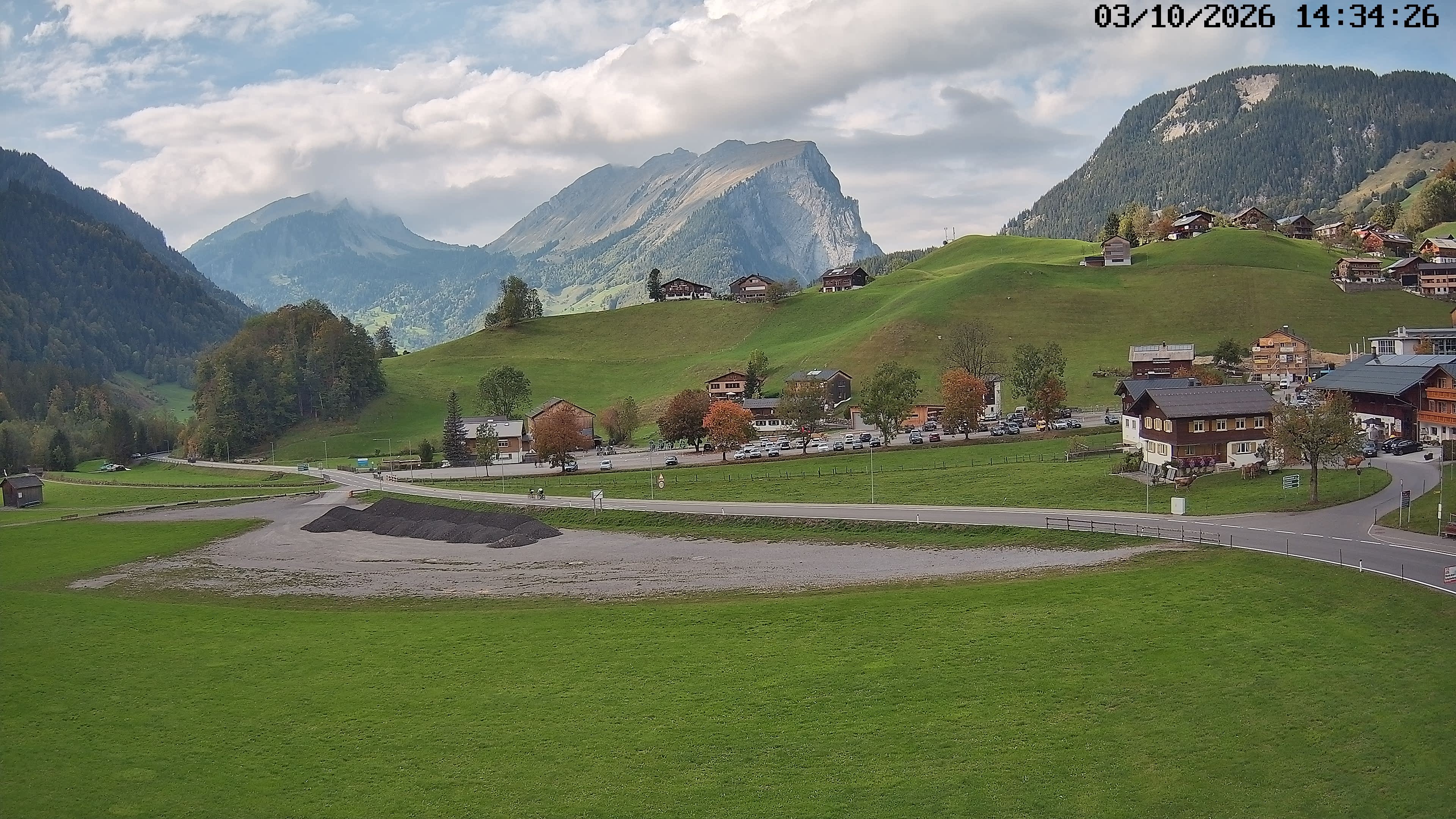 Archiv Foto Webcam Schoppernau: Ausblick Hotel Elisabeth