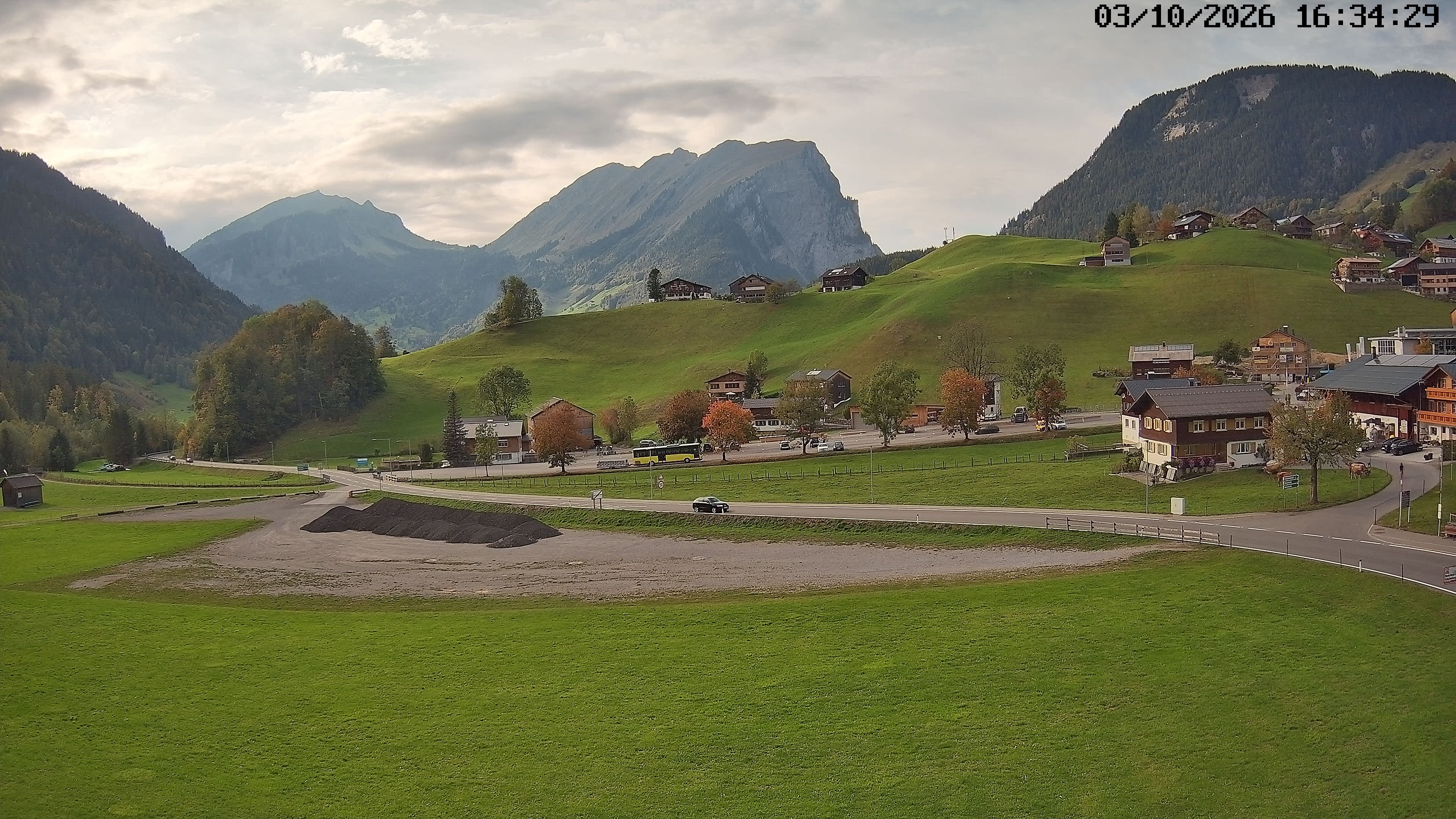 Archiv Foto Webcam Schoppernau: Ausblick Hotel Elisabeth