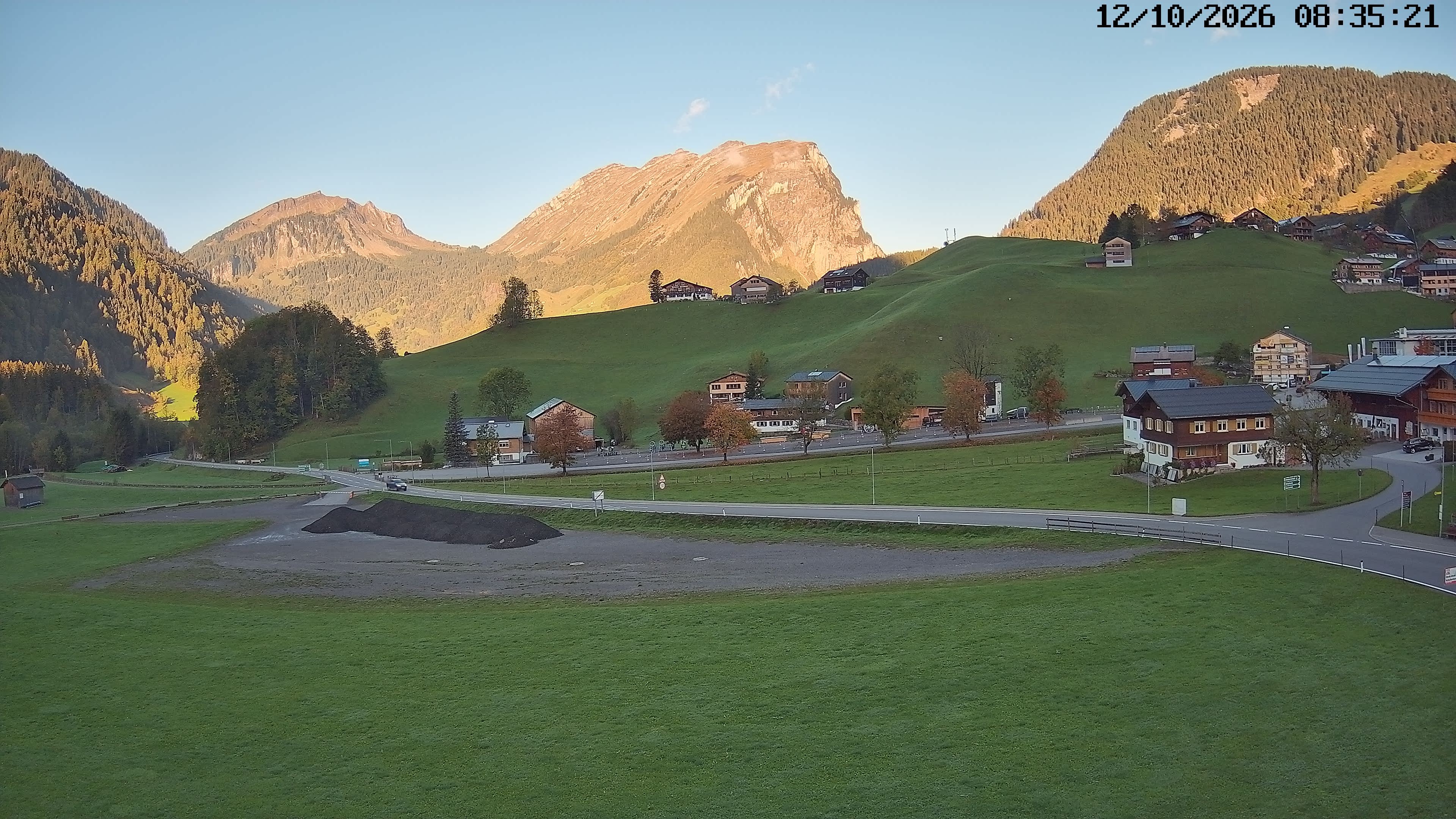 Archiv Foto Webcam Schoppernau: Ausblick Hotel Elisabeth