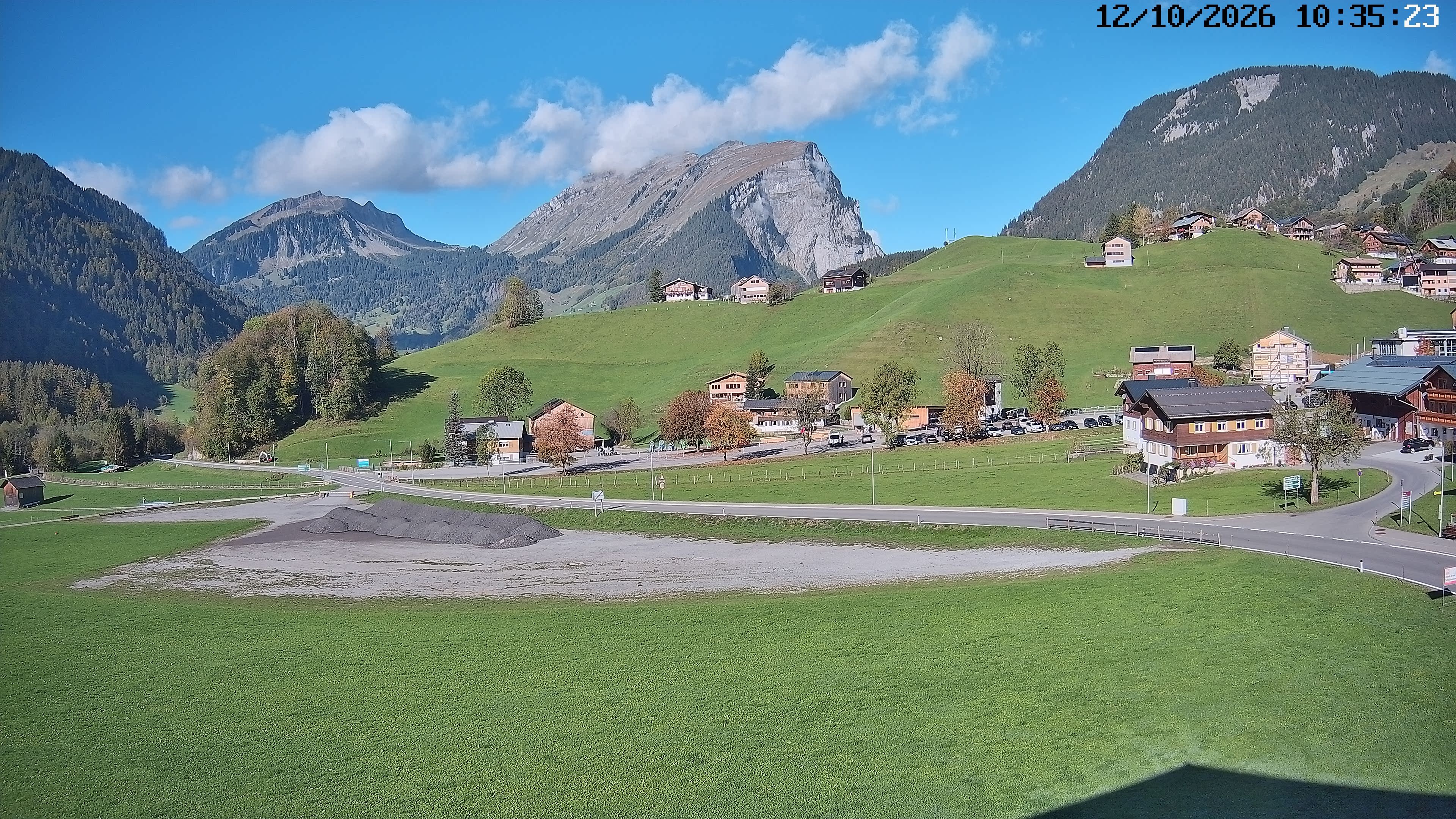 Archiv Foto Webcam Schoppernau: Ausblick Hotel Elisabeth
