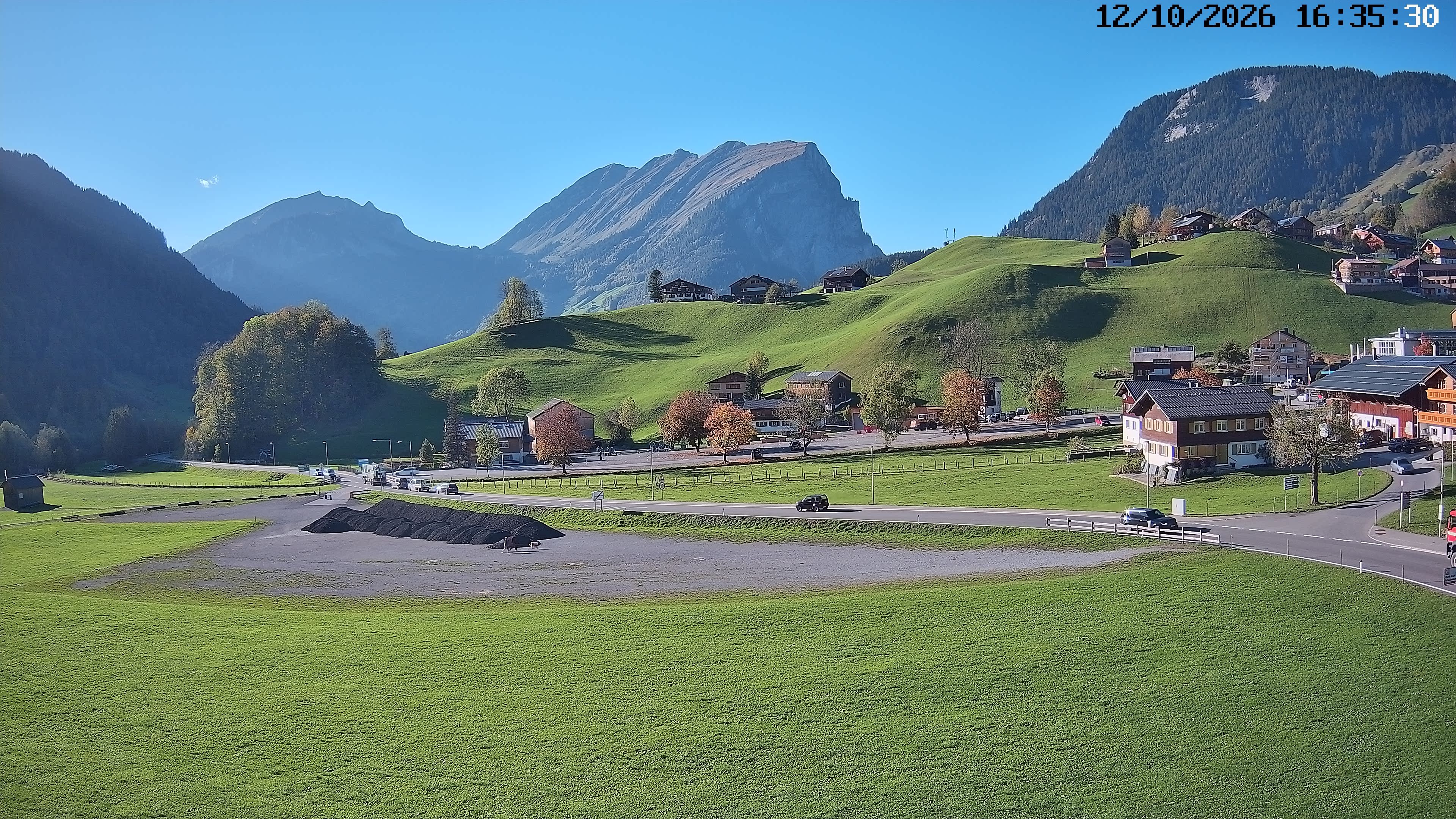 Archiv Foto Webcam Schoppernau: Ausblick Hotel Elisabeth