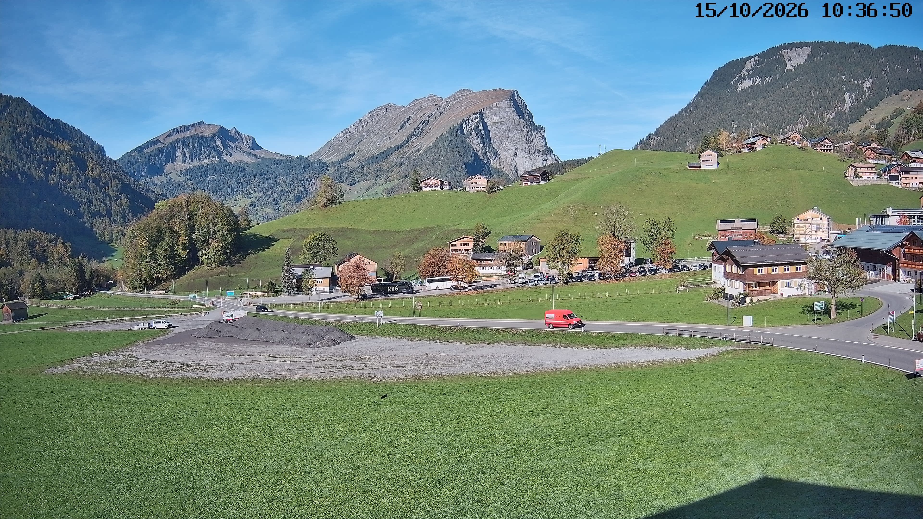 Archiv Foto Webcam Schoppernau: Ausblick Hotel Elisabeth