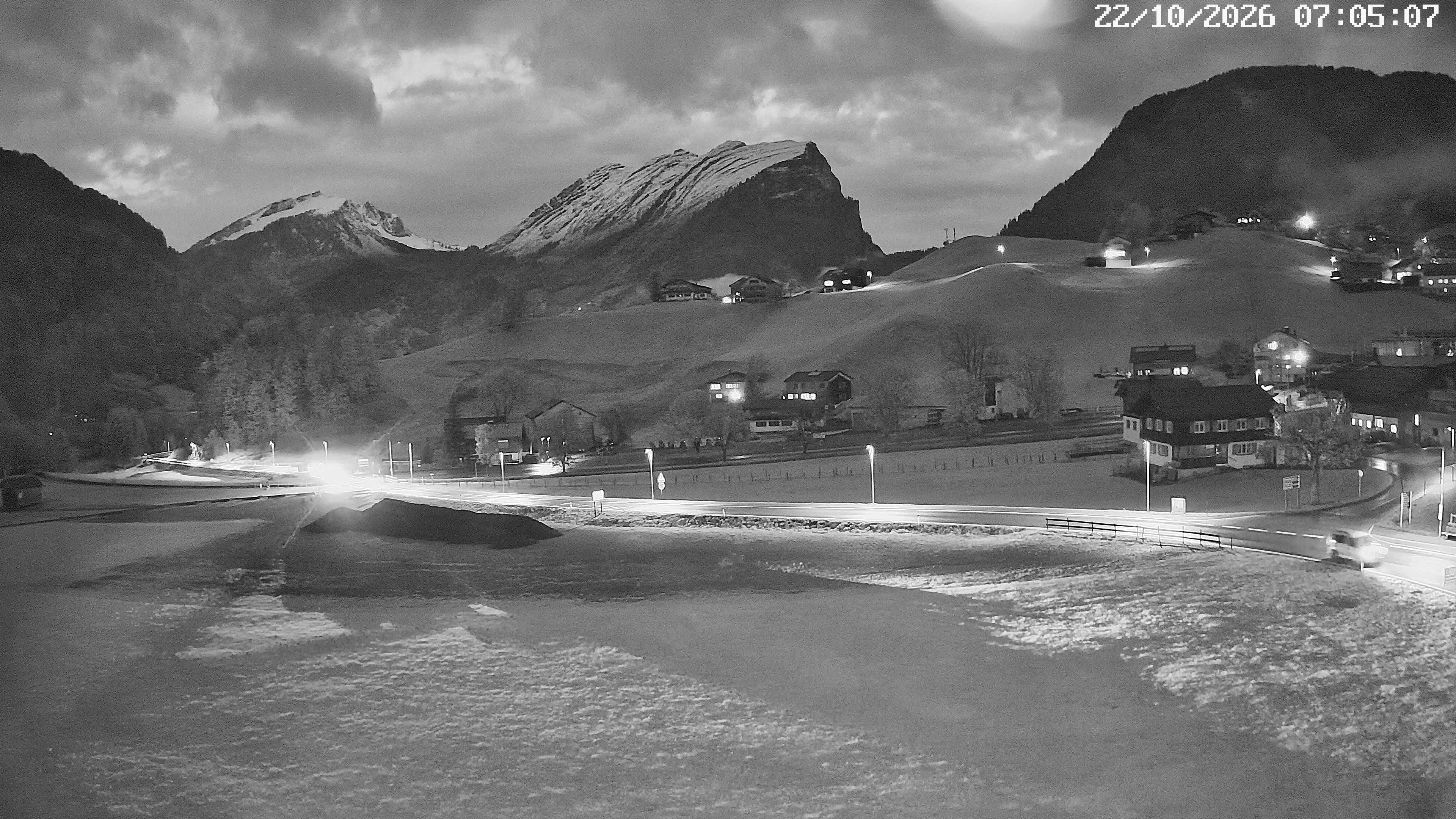 Archiv Foto Webcam Schoppernau: Ausblick Hotel Elisabeth