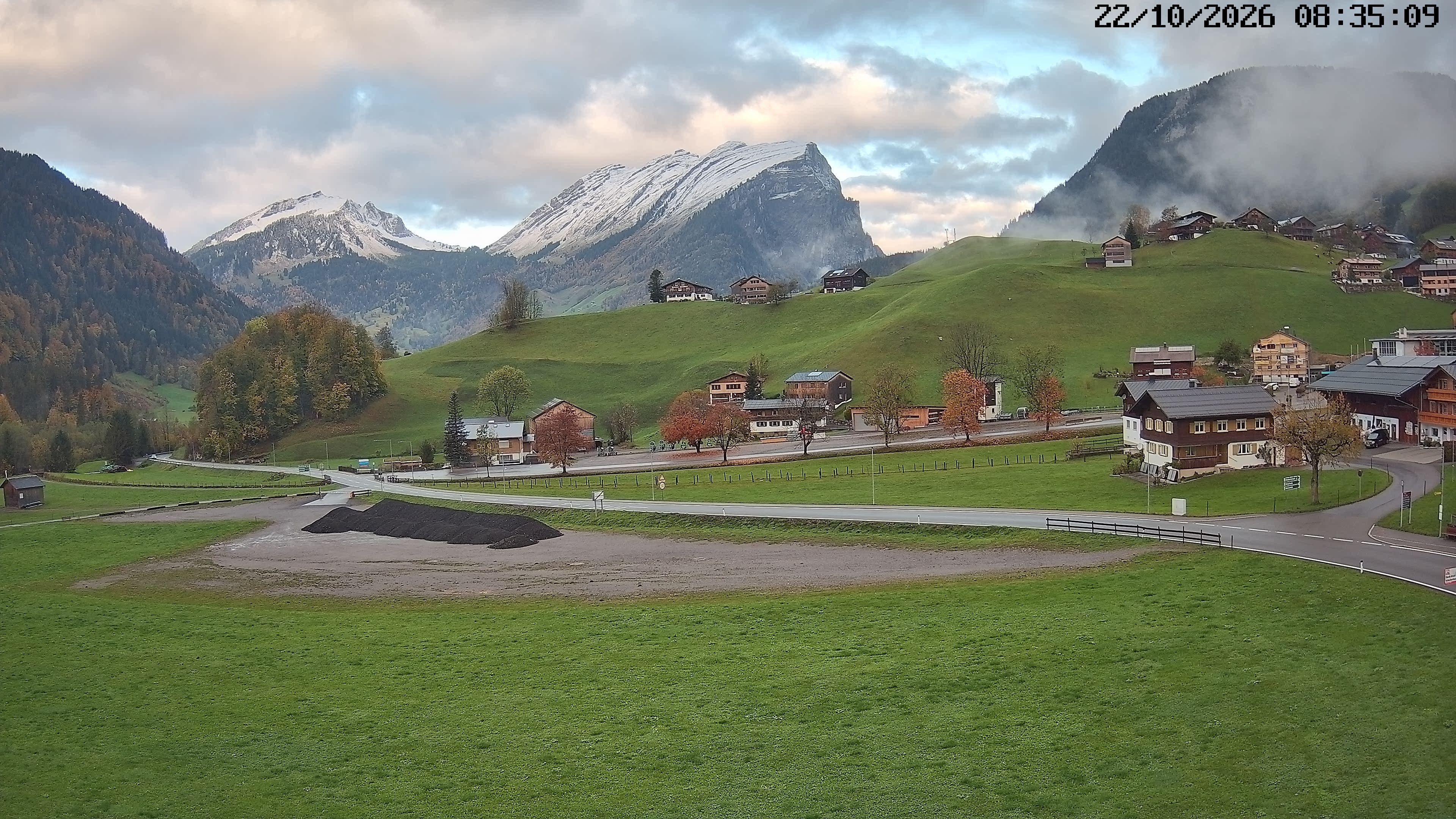 Archiv Foto Webcam Schoppernau: Ausblick Hotel Elisabeth