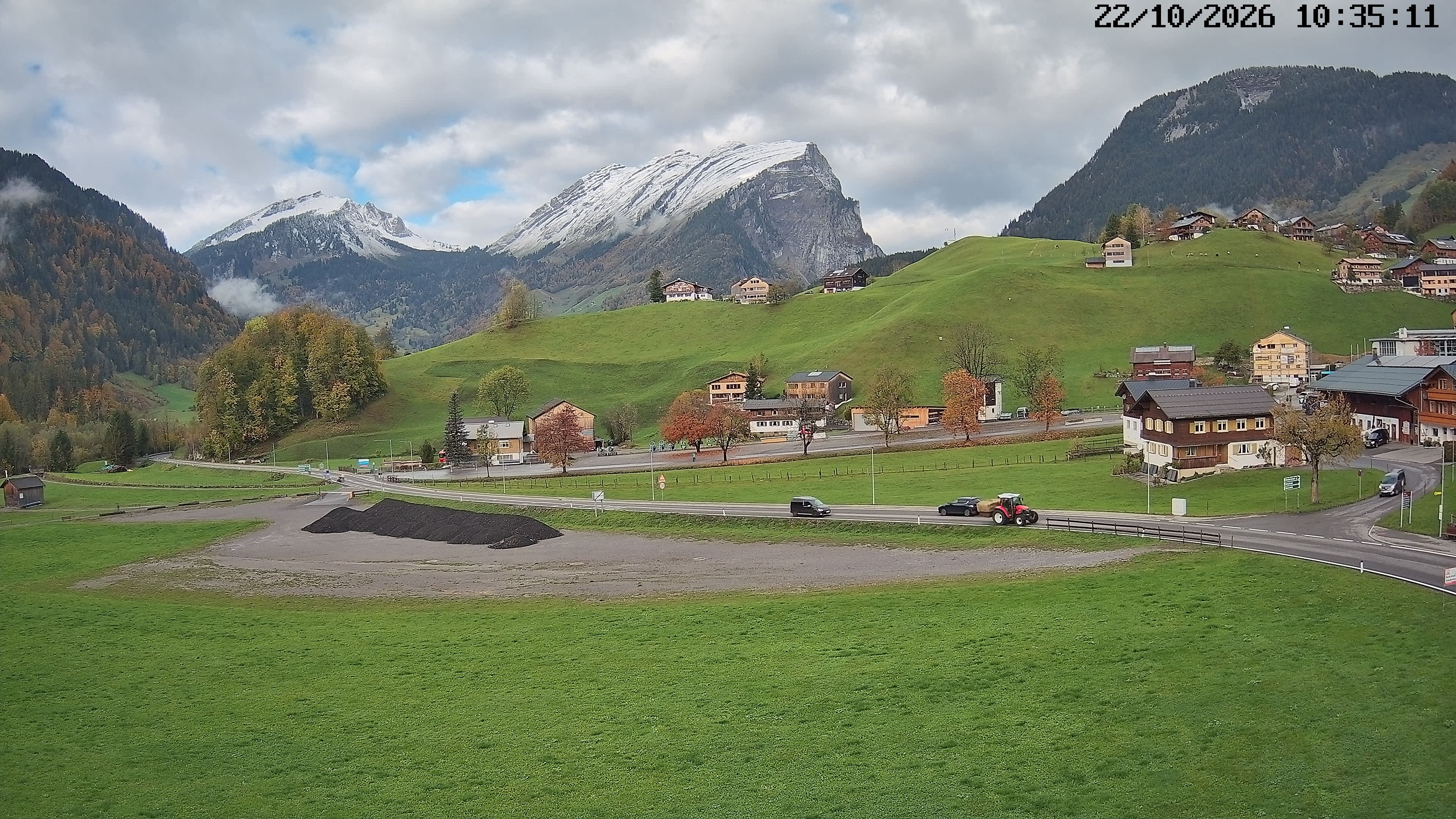 Archiv Foto Webcam Schoppernau: Ausblick Hotel Elisabeth