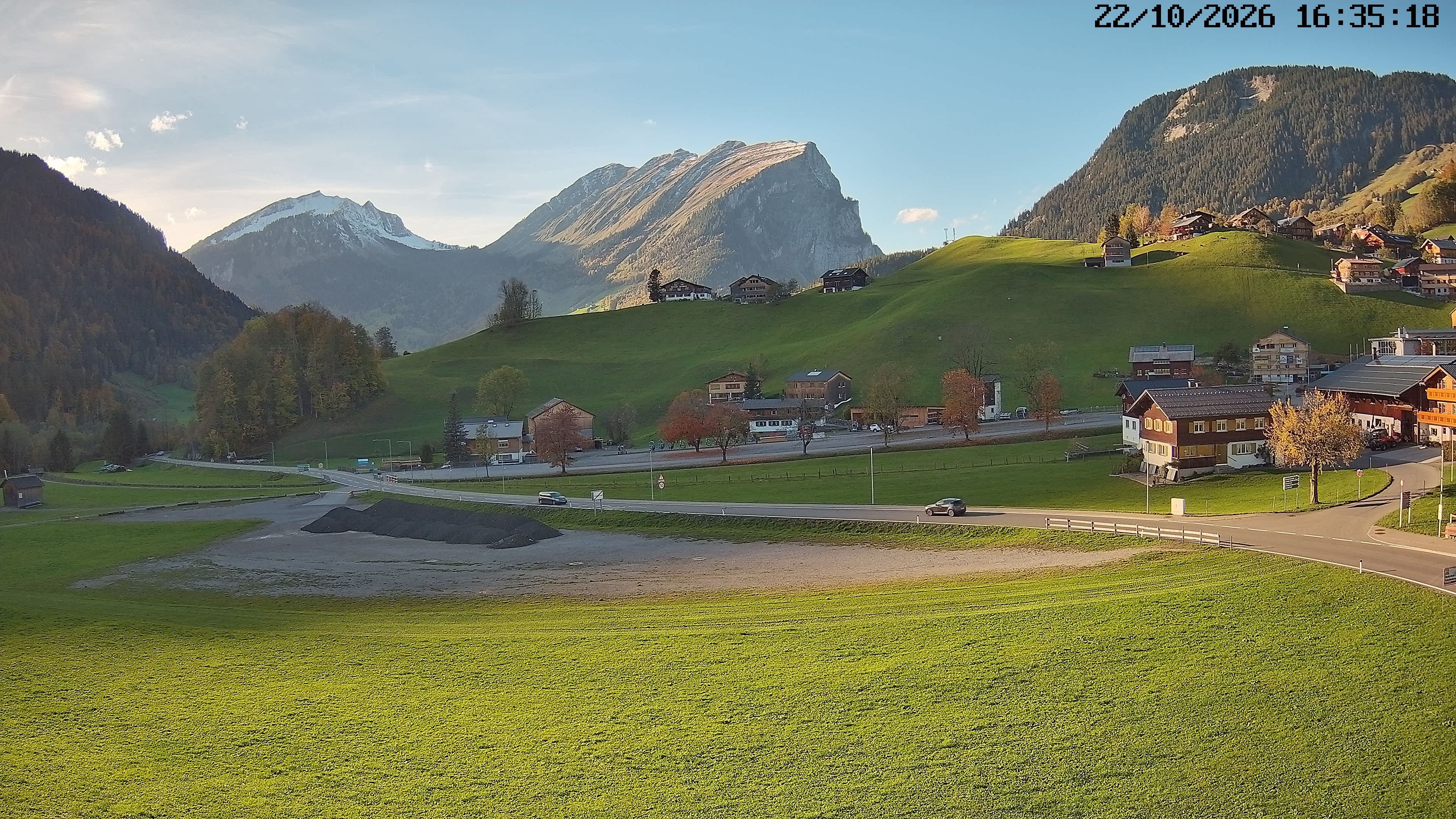 Archiv Foto Webcam Schoppernau: Ausblick Hotel Elisabeth