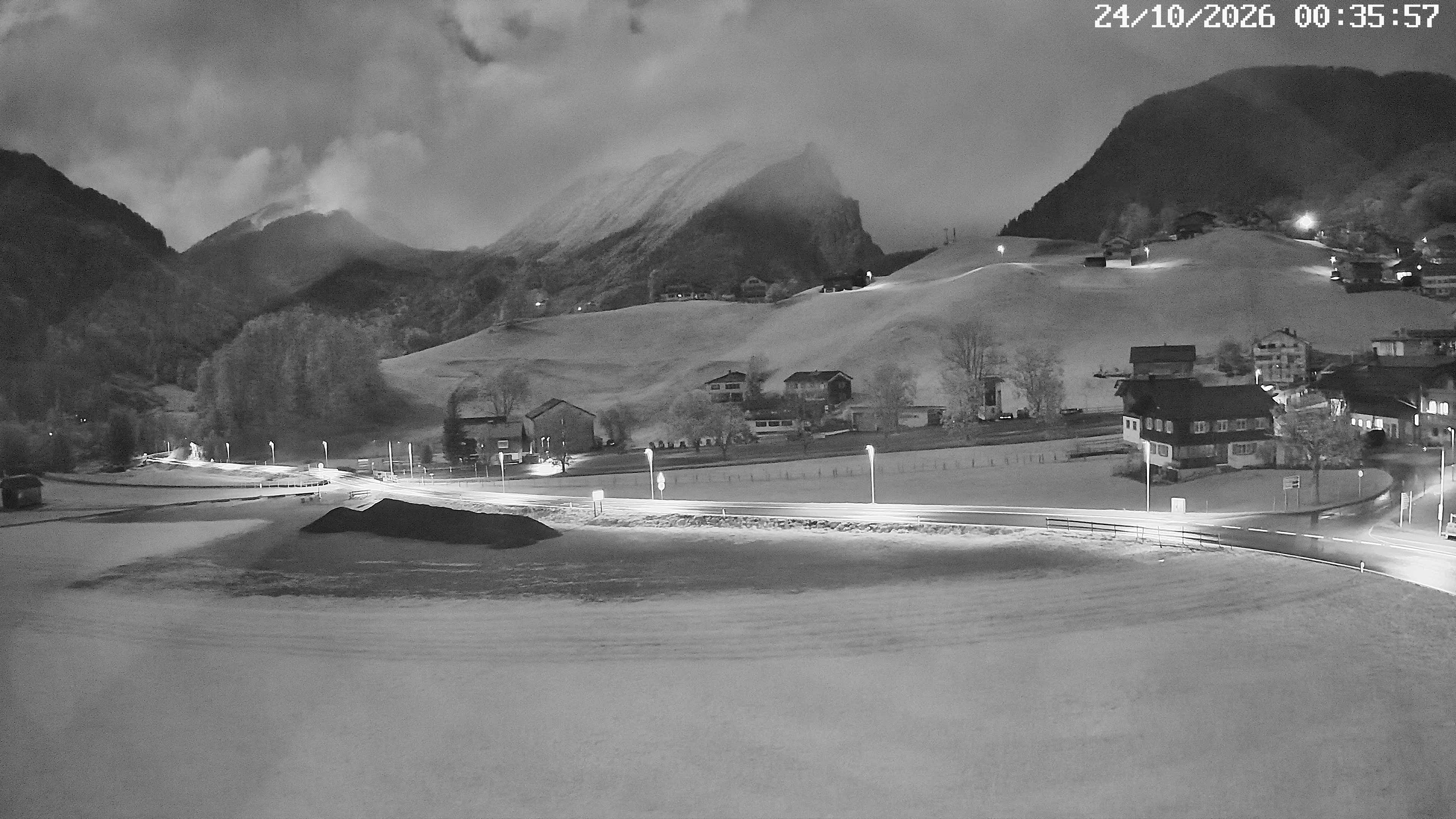 Archiv Foto Webcam Schoppernau: Ausblick Hotel Elisabeth