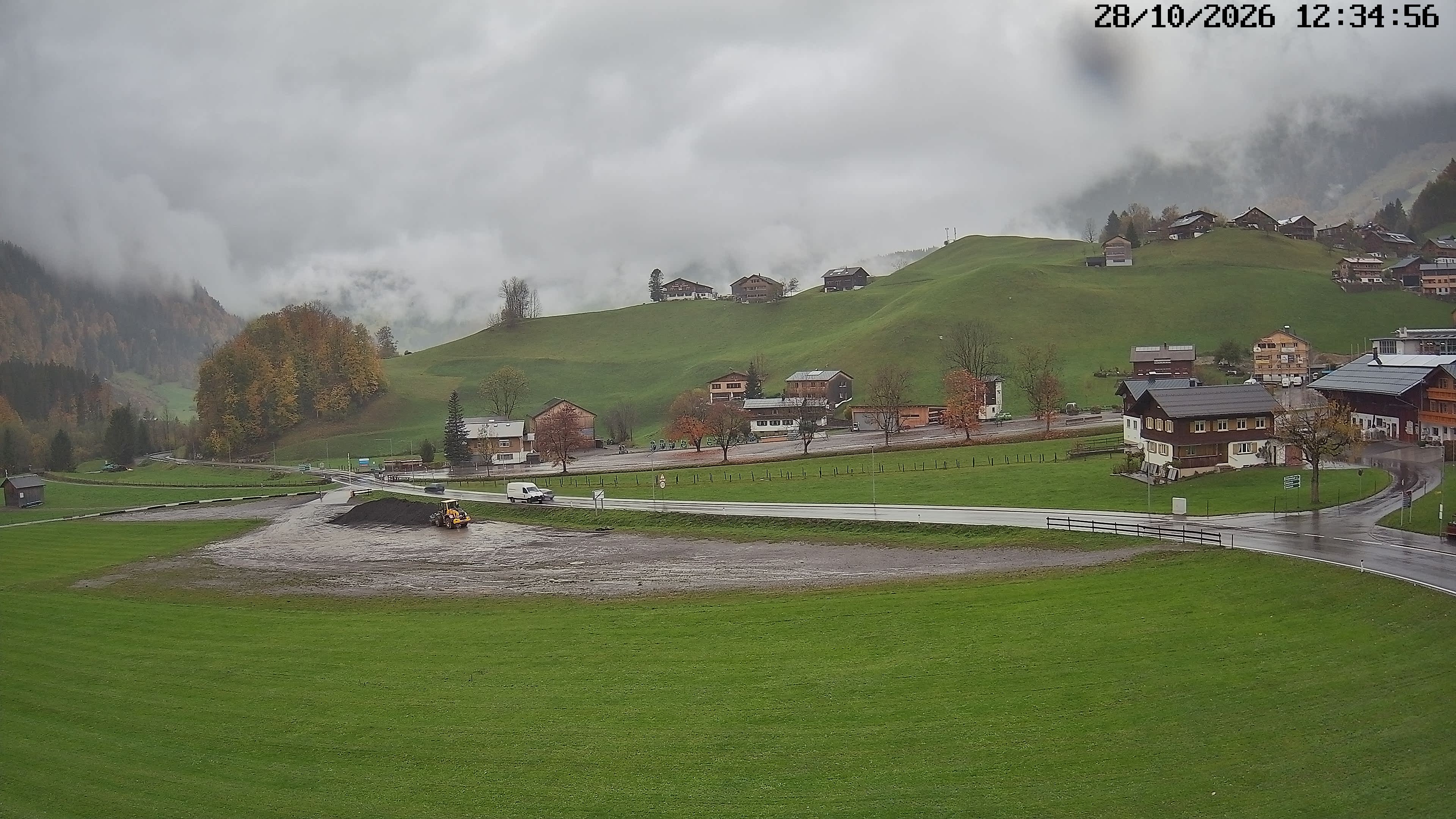 Archiv Foto Webcam Schoppernau: Ausblick Hotel Elisabeth