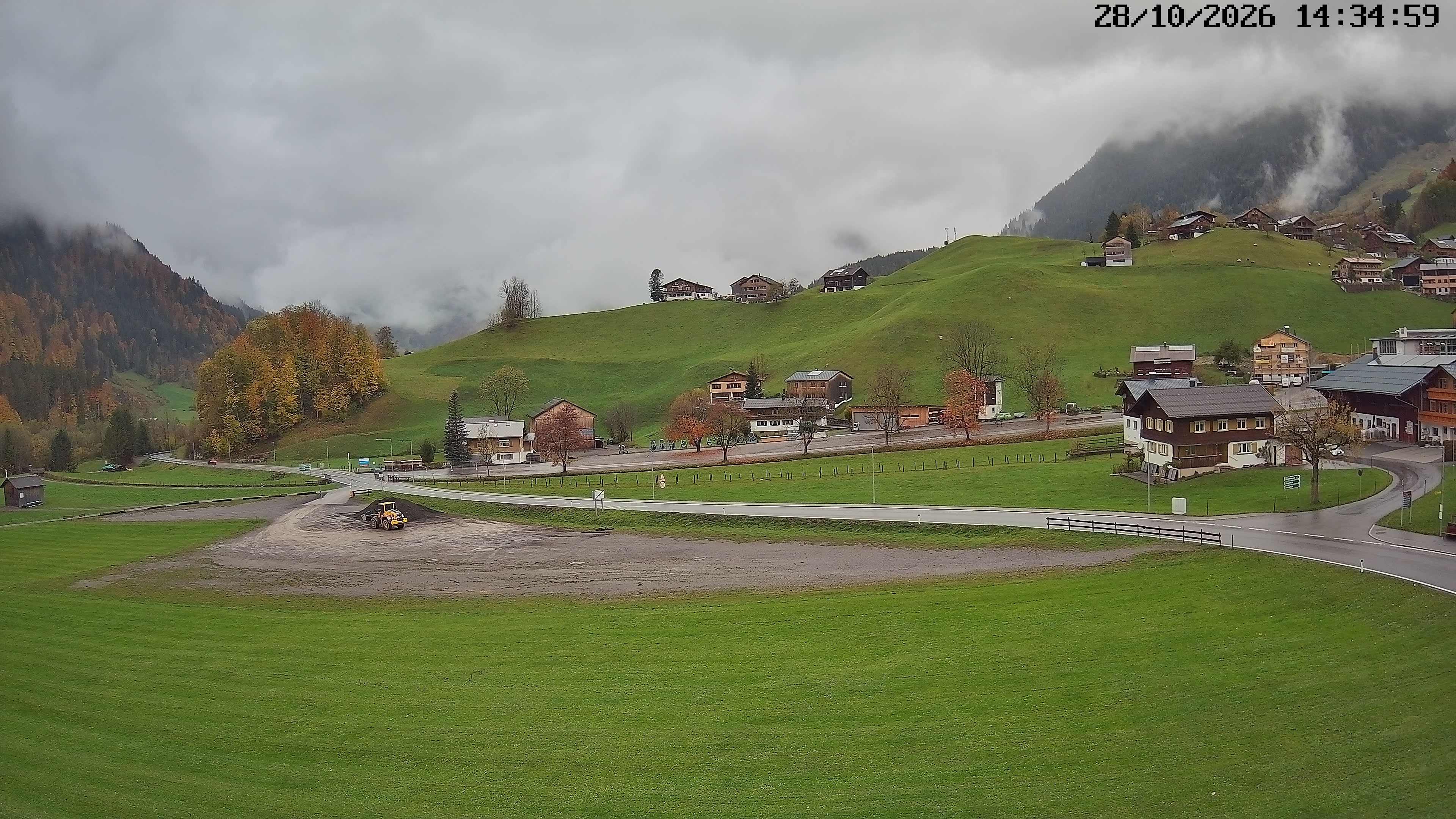 Archiv Foto Webcam Schoppernau: Ausblick Hotel Elisabeth