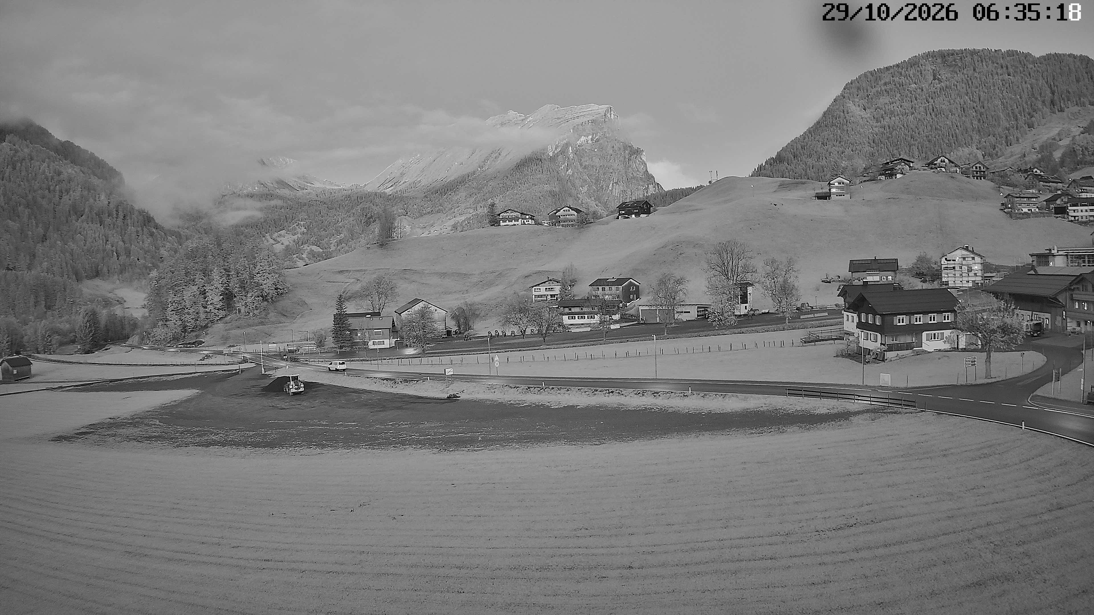 Archiv Foto Webcam Schoppernau: Ausblick Hotel Elisabeth