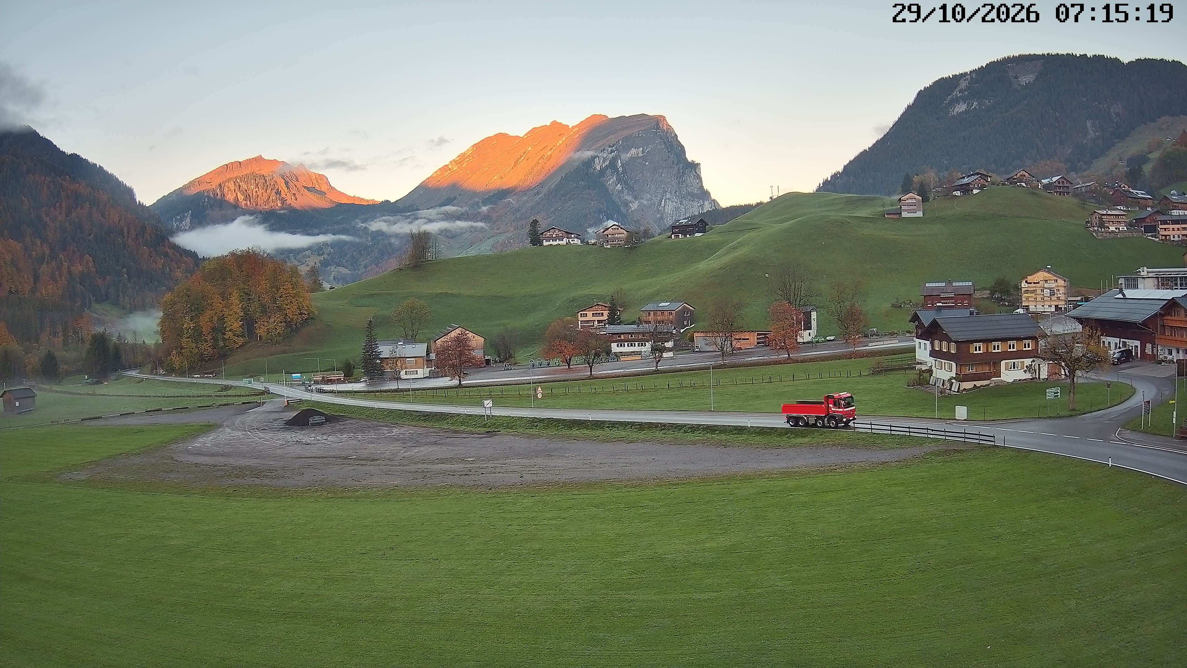 Archived image Webcam Schoppernau - Hotel Elisabeth