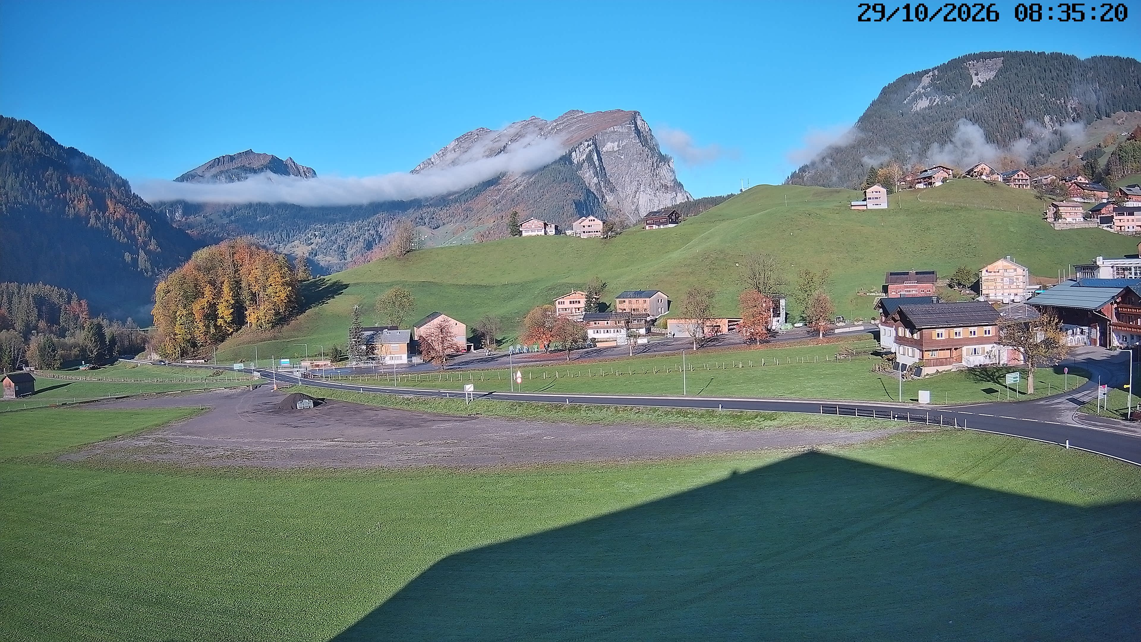Archived image Webcam Schoppernau - Hotel Elisabeth