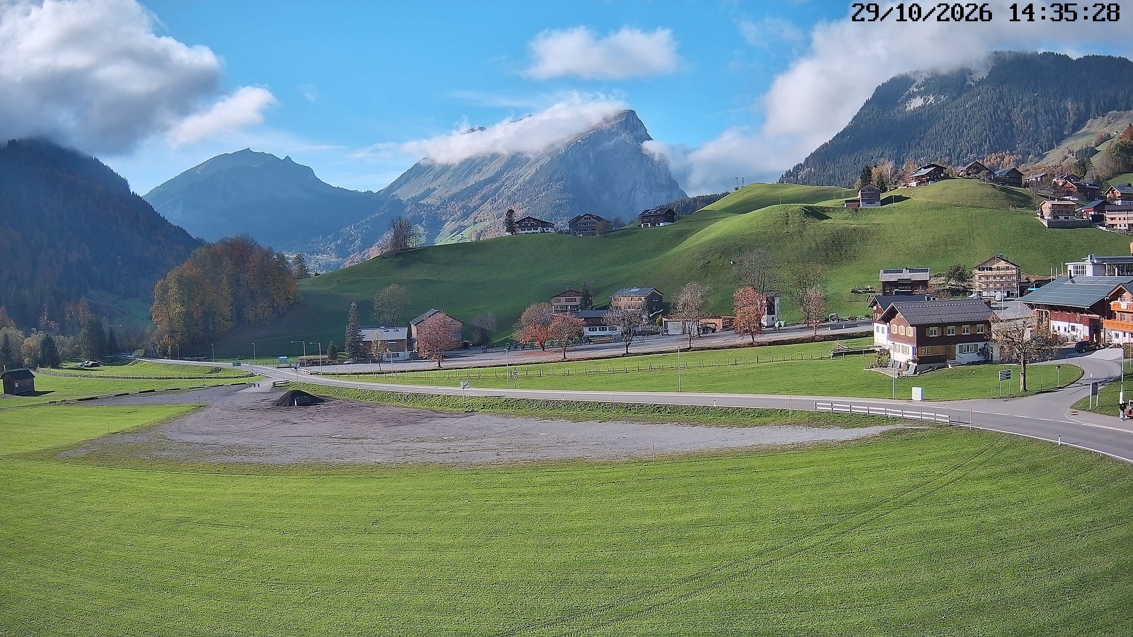 Archived image Webcam Schoppernau - Hotel Elisabeth