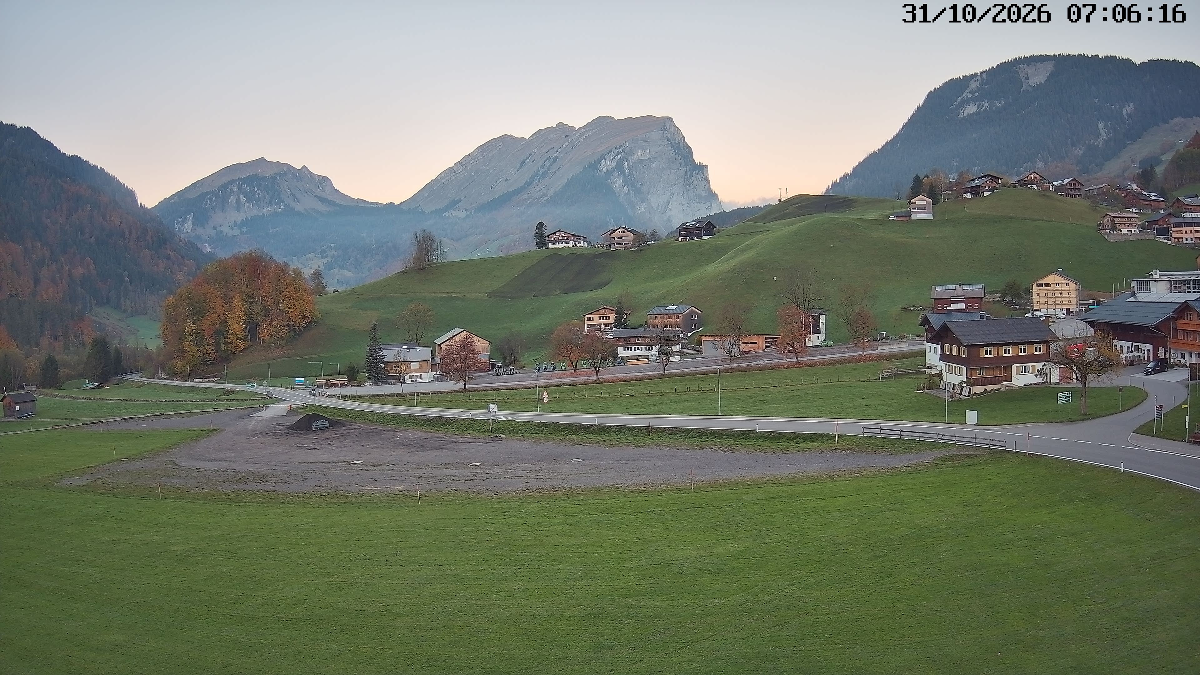 Archiv Foto Webcam Schoppernau: Ausblick Hotel Elisabeth