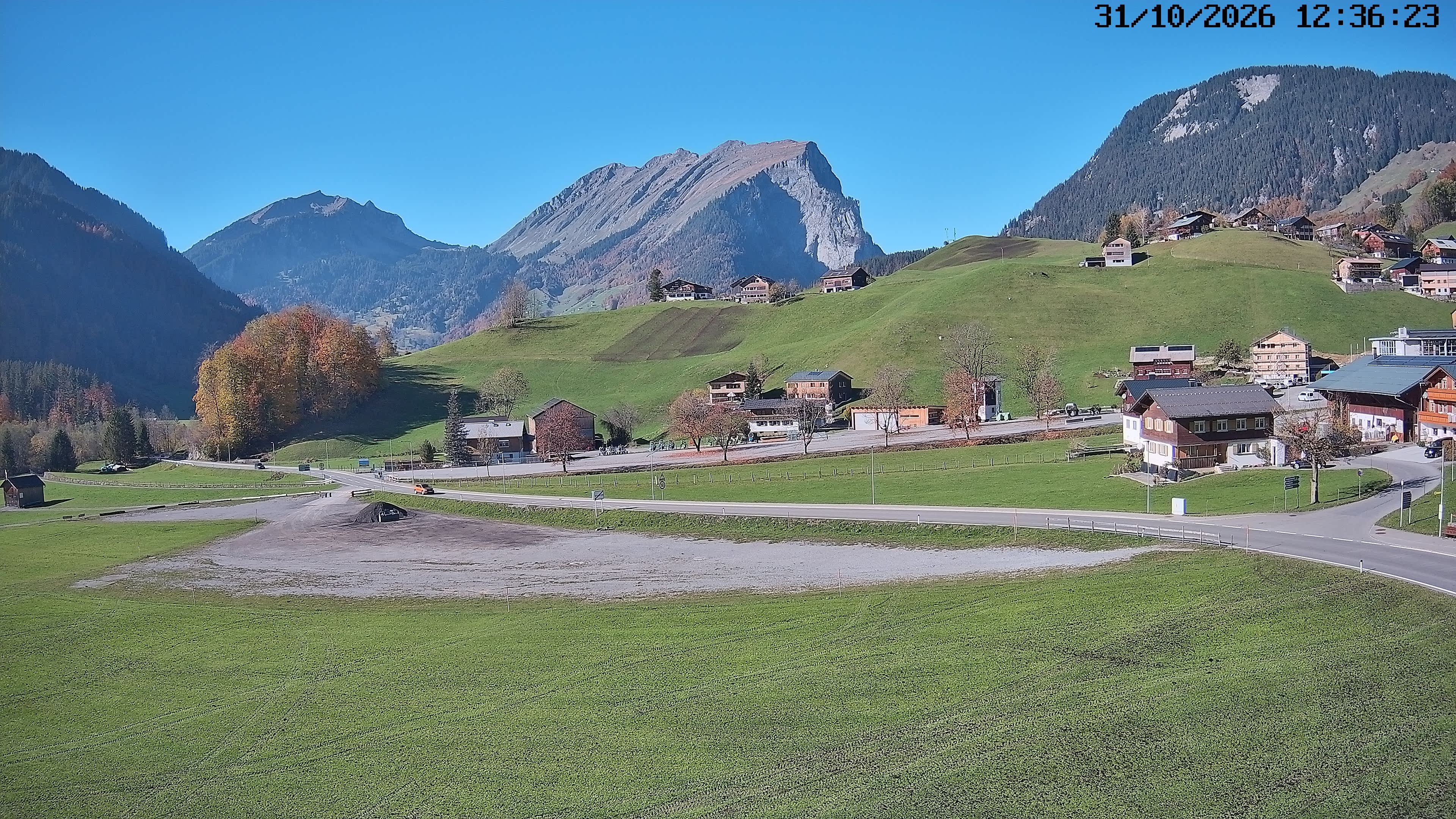 Archiv Foto Webcam Schoppernau: Ausblick Hotel Elisabeth