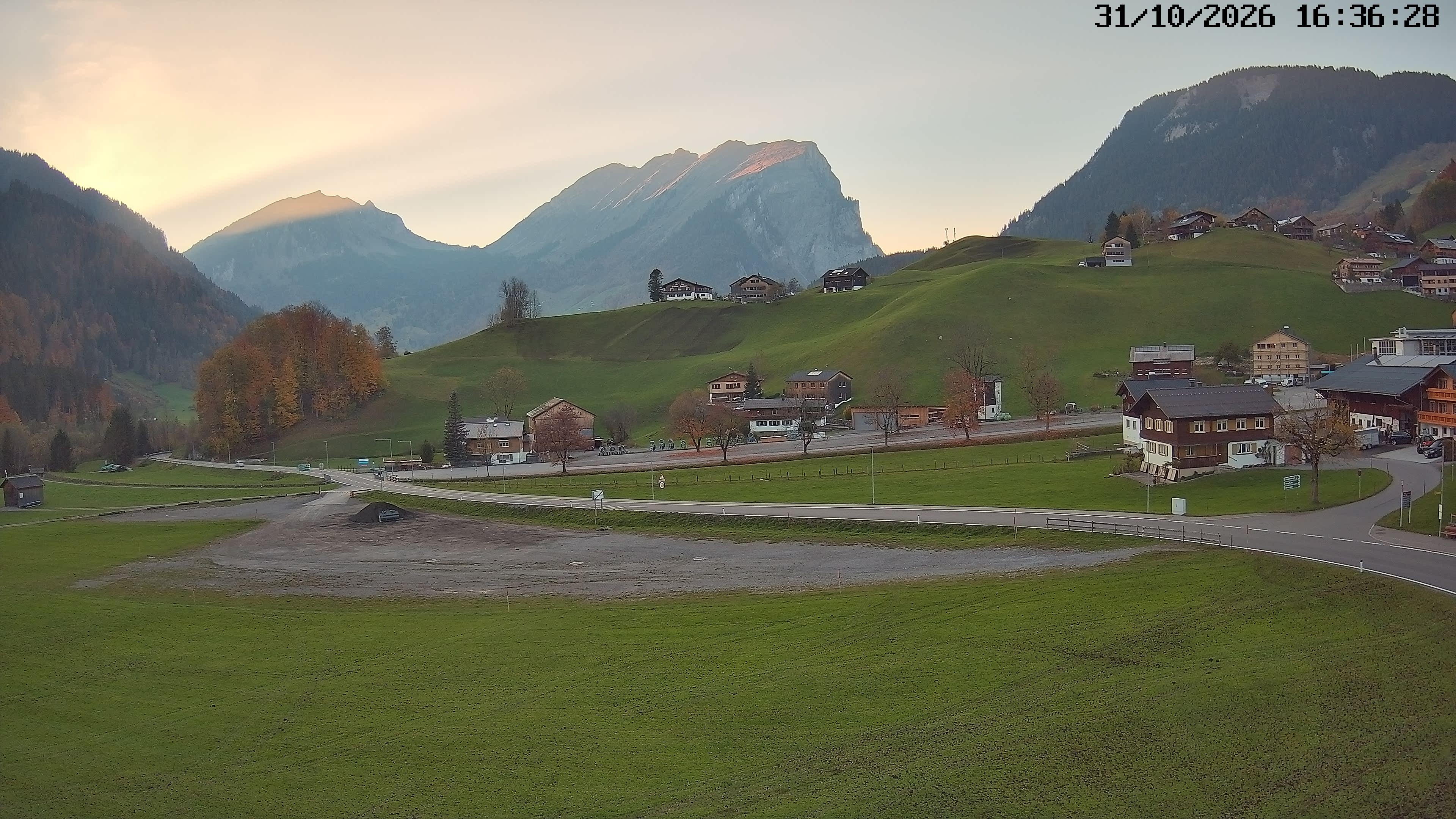 Archiv Foto Webcam Schoppernau: Ausblick Hotel Elisabeth