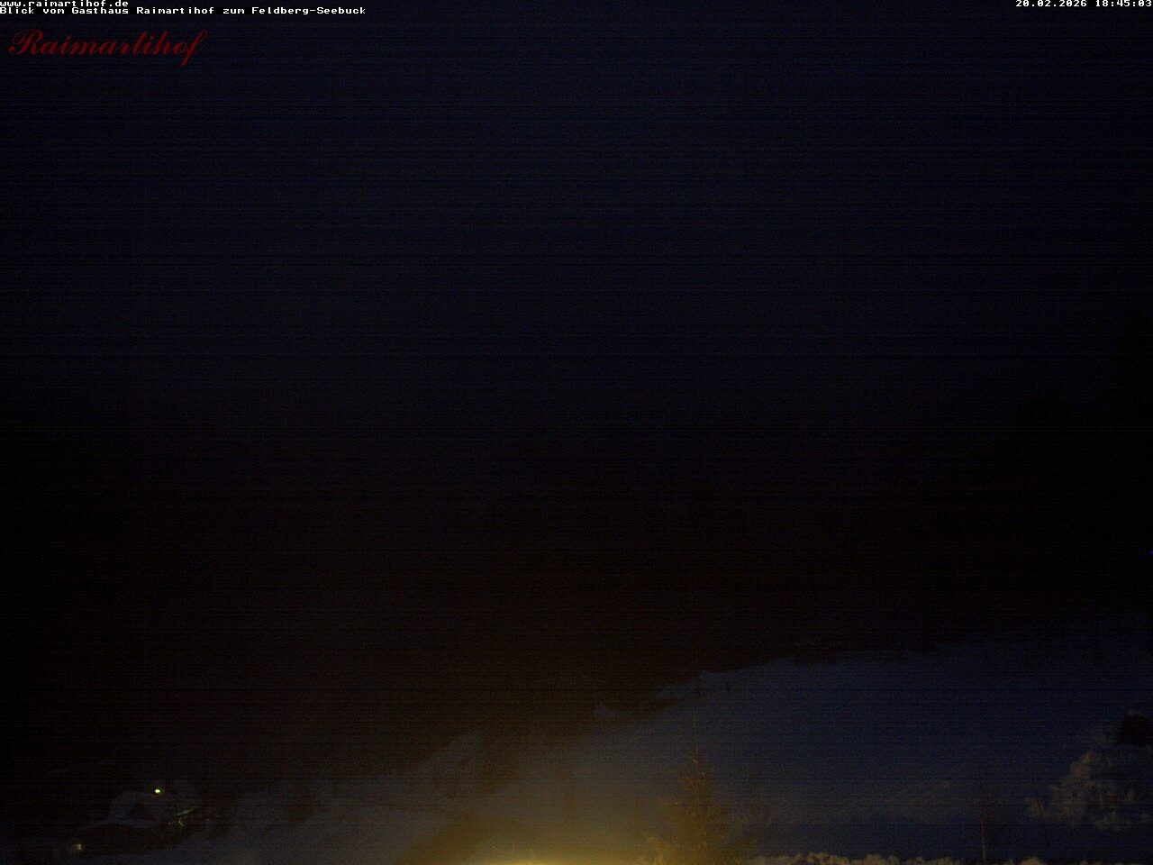 Archived image Webcam Raimartihof - Feldberg Seebuck