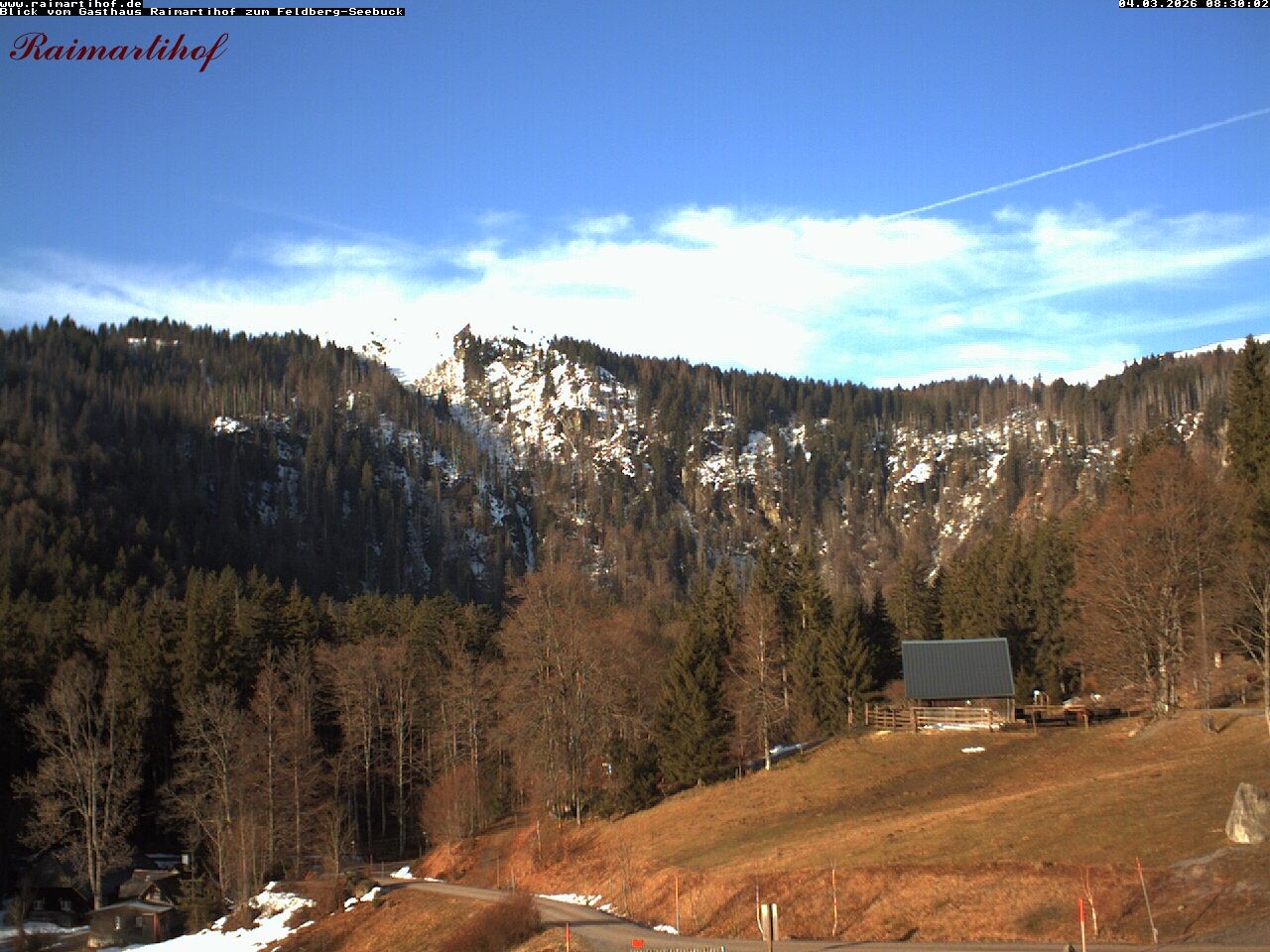 Archived image Webcam Raimartihof - Feldberg Seebuck