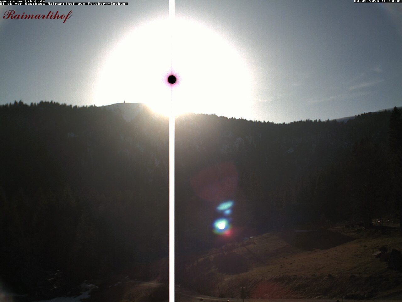 Archived image Webcam Raimartihof - Feldberg Seebuck