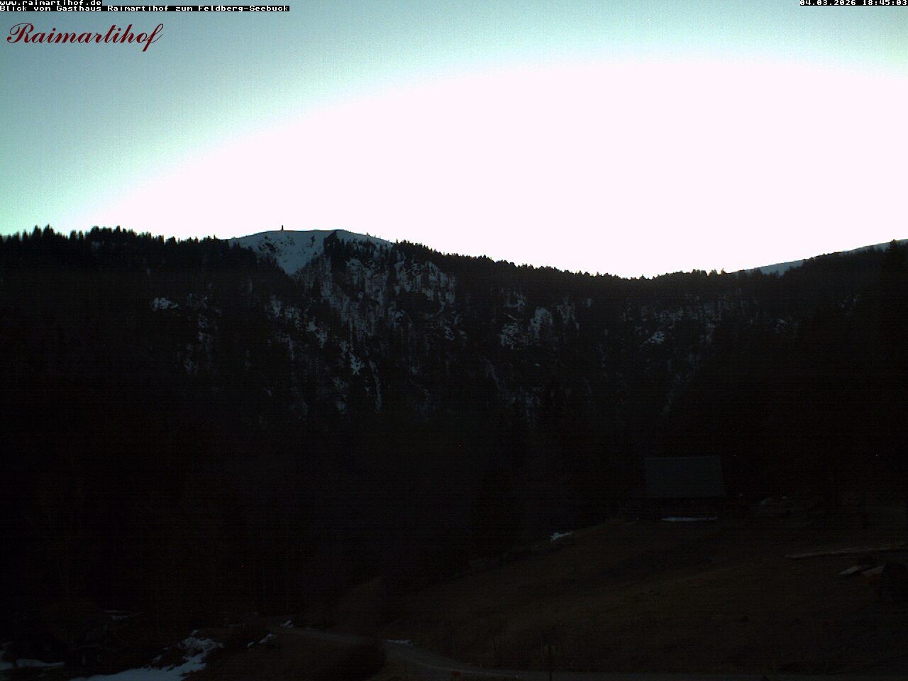 Archived image Webcam Raimartihof - Feldberg Seebuck