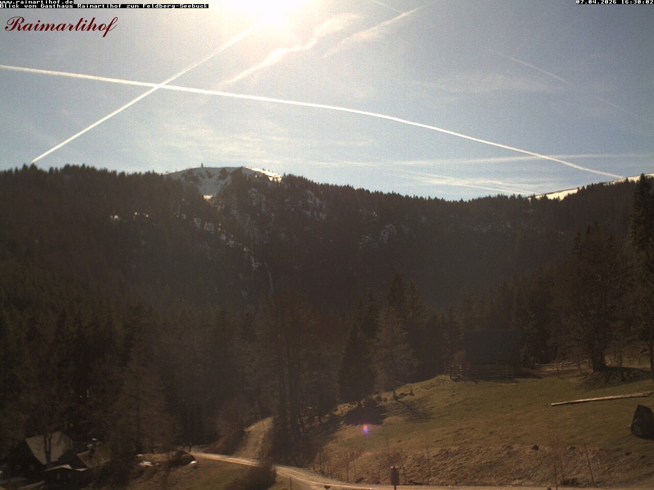 Archived image Webcam Raimartihof - Feldberg Seebuck