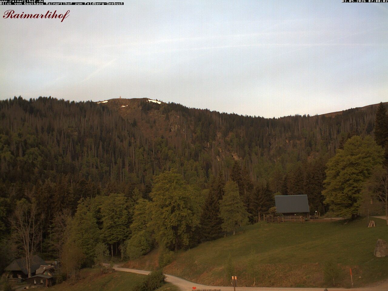 Archived image Webcam Raimartihof - Feldberg Seebuck