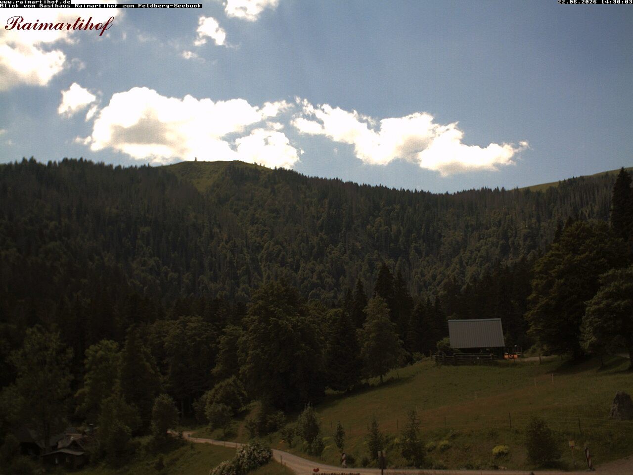 Archived image Webcam Raimartihof - Feldberg Seebuck