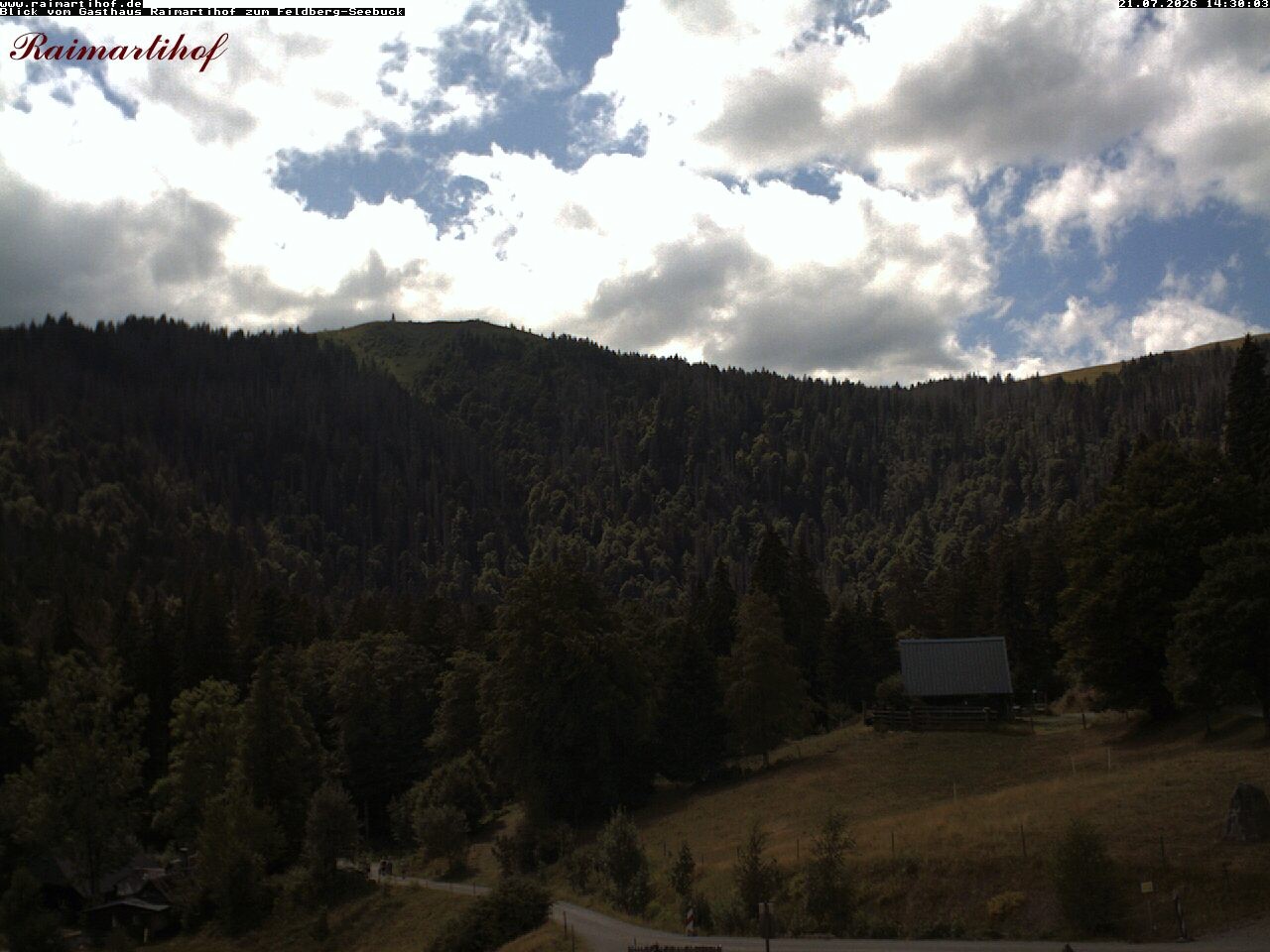 Archived image Webcam Raimartihof - Feldberg Seebuck