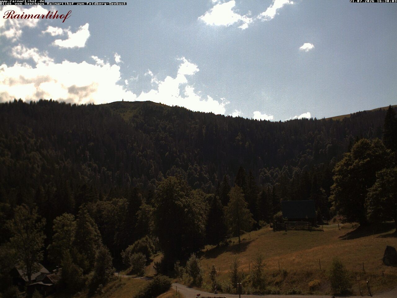 Archived image Webcam Raimartihof - Feldberg Seebuck