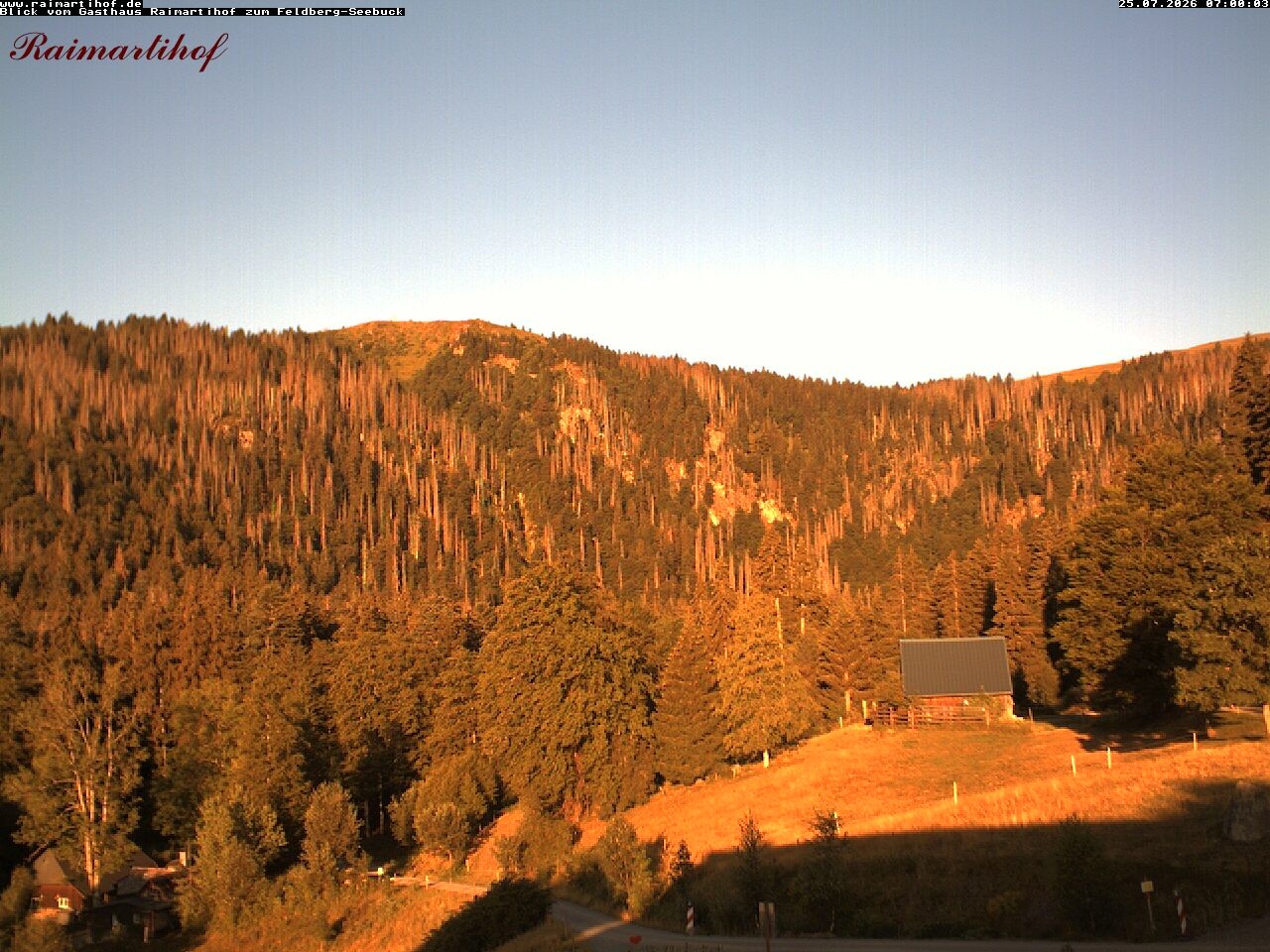 Archived image Webcam Raimartihof - Feldberg Seebuck