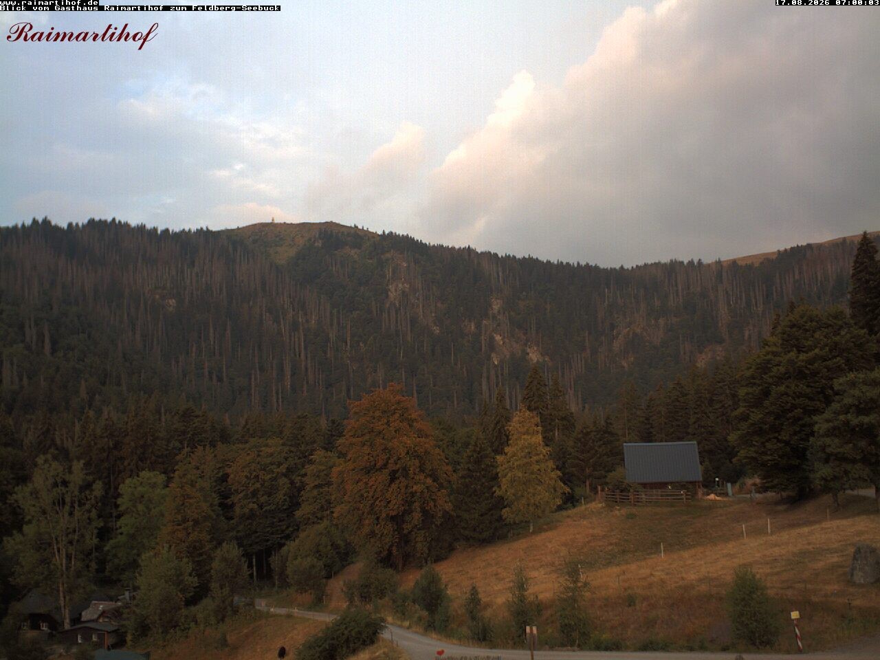 Archived image Webcam Raimartihof - Feldberg Seebuck